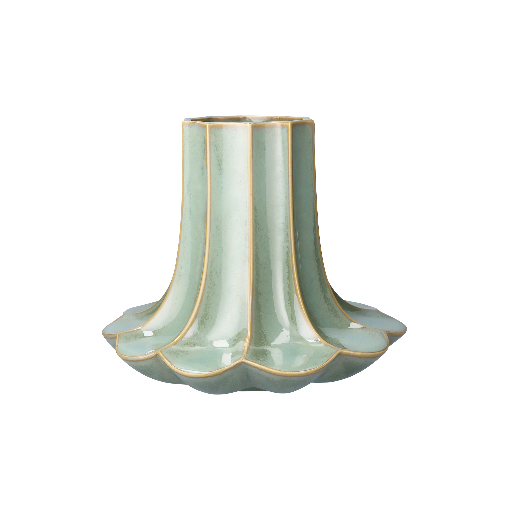 Kähler - Kantarel Vase, grøn