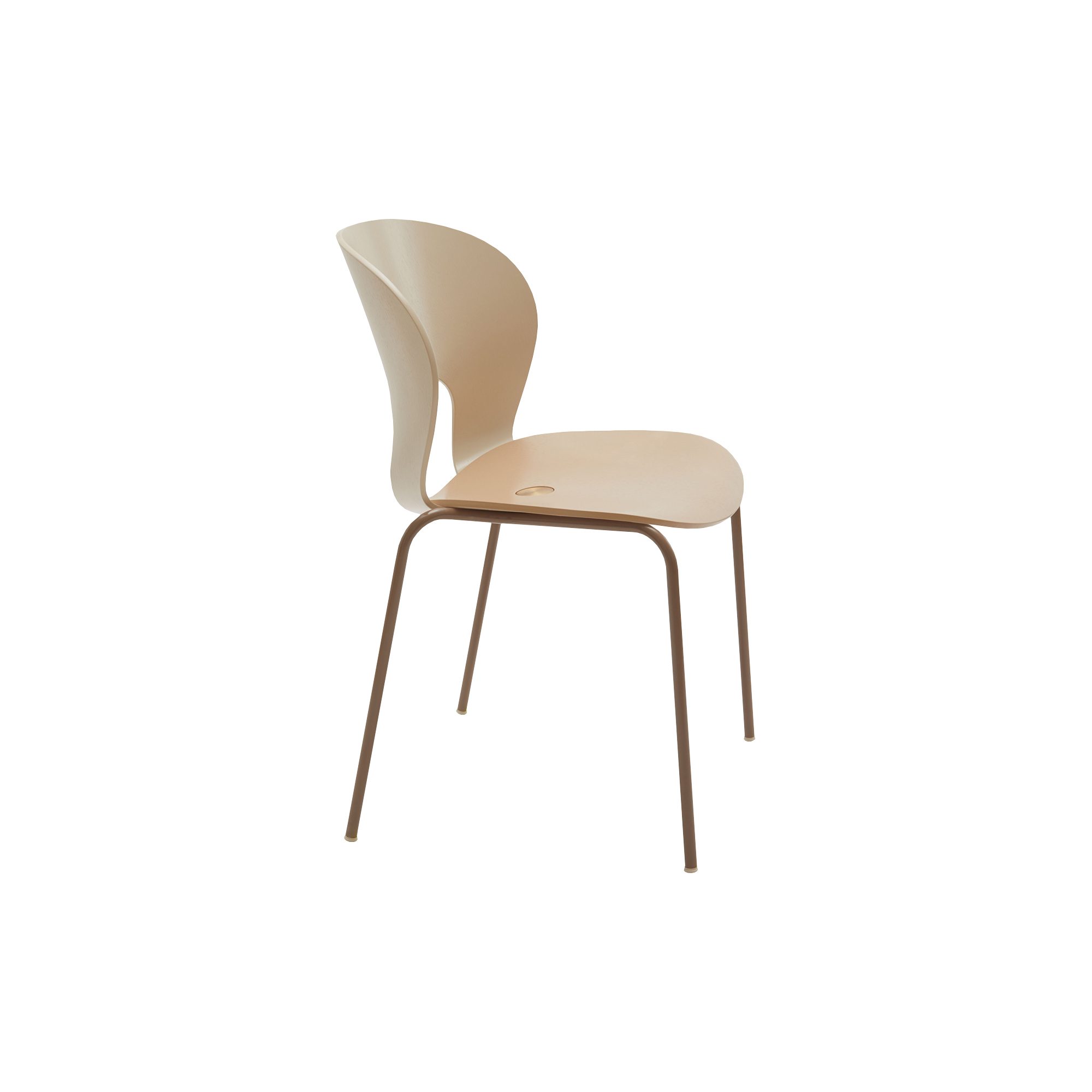 Magnus Olesen Design - Ø Chair spisebordsstol, nartur beige - H: 80 x B: 50 x D: 53 cm.