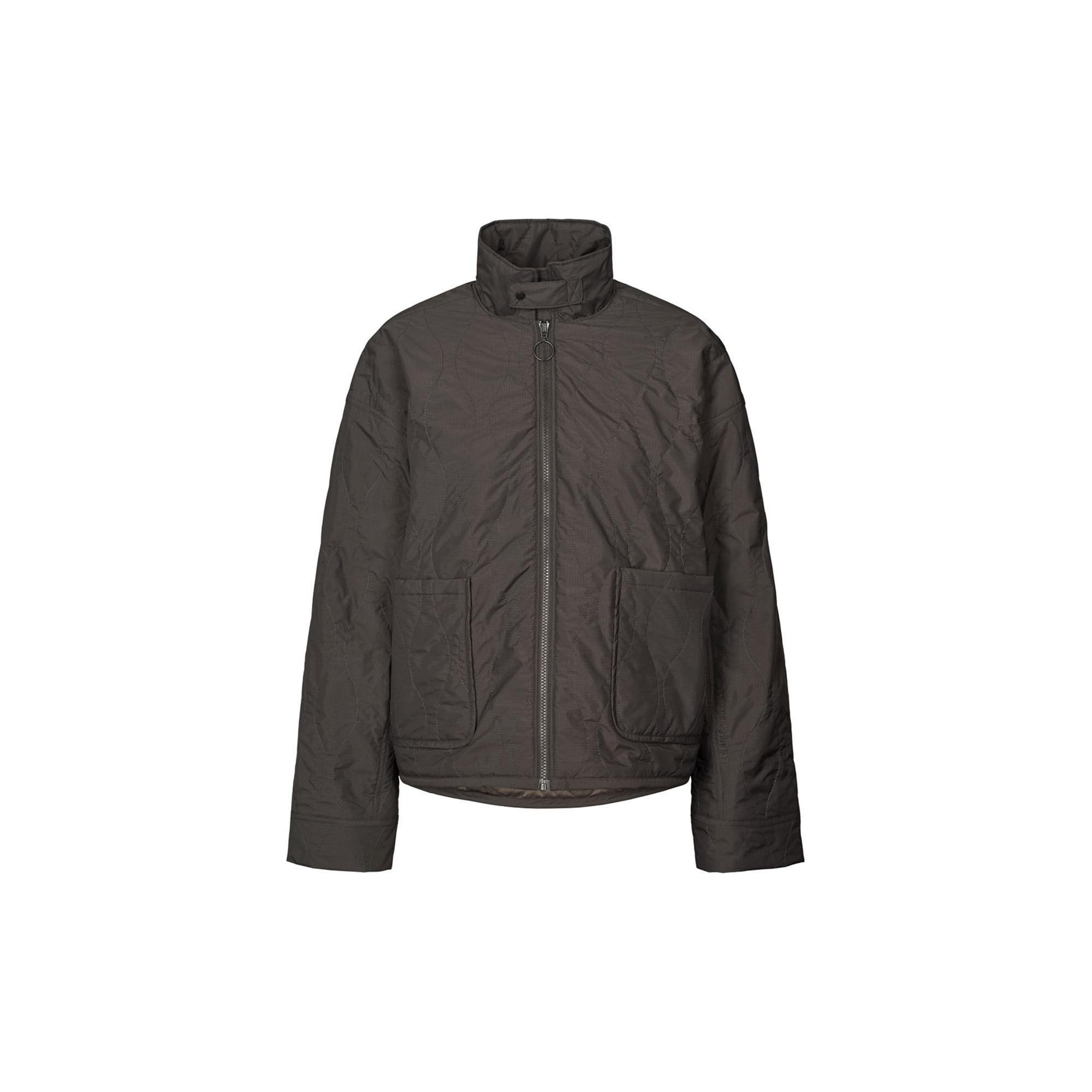 Rethinkit - Quilted Jacket Field, almost black - Str. XL