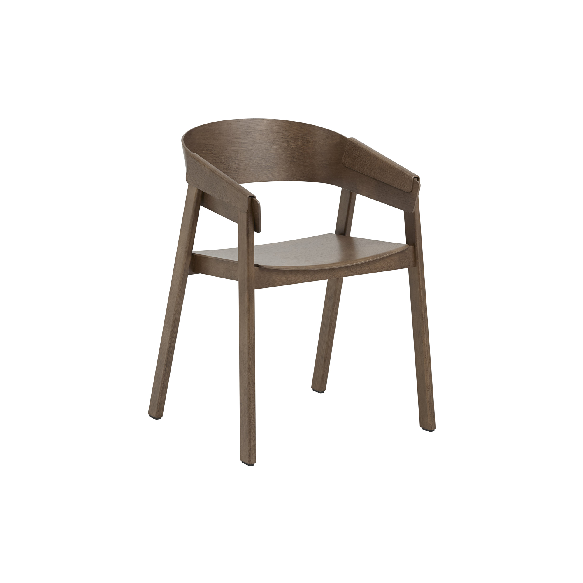 Muuto - Cover Armchair, stained dark brown