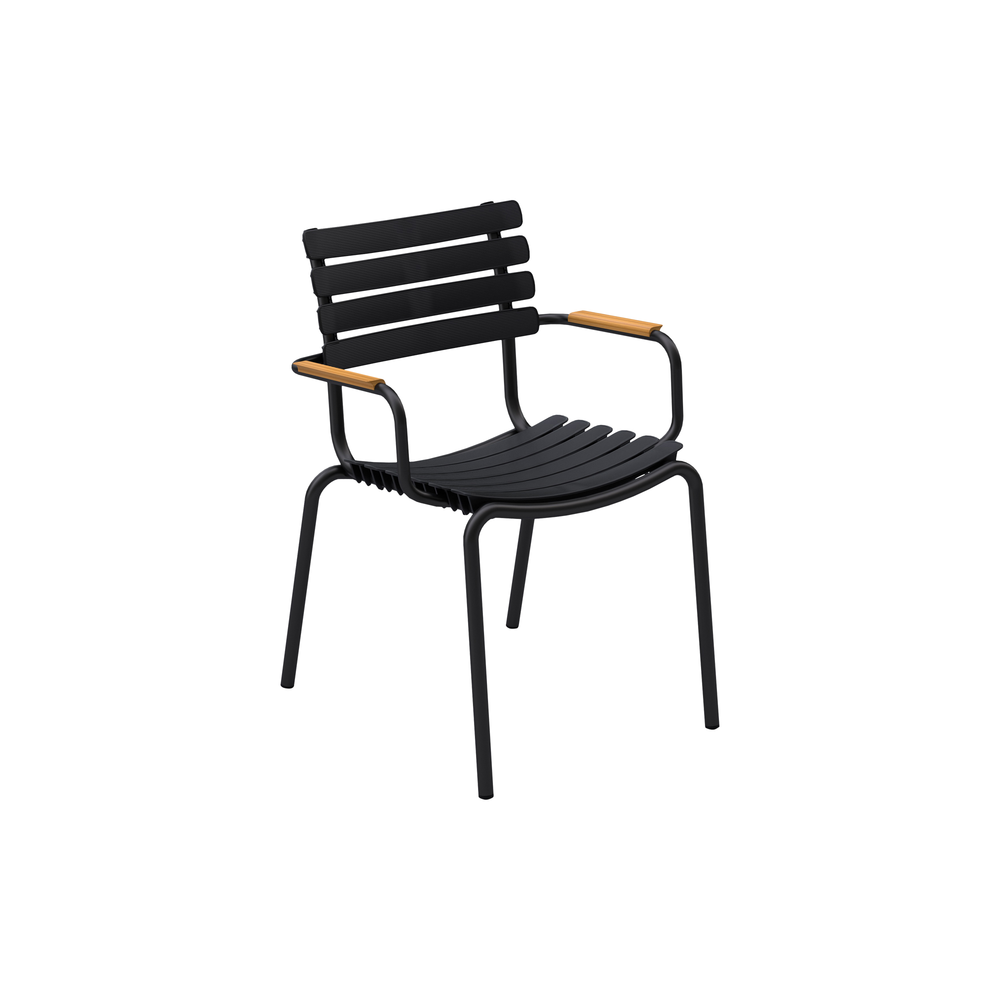 HOUE - ReCLIPS bambus spisebordsstol, black
