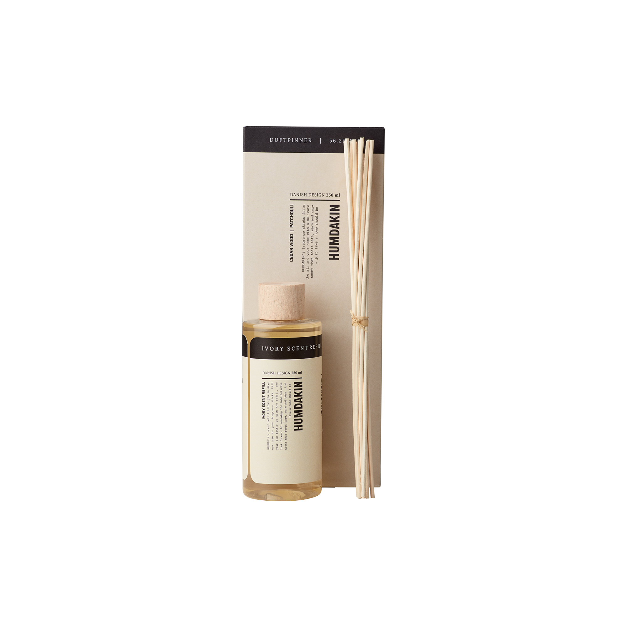 Humdakin - Duftpind Refill IVORY