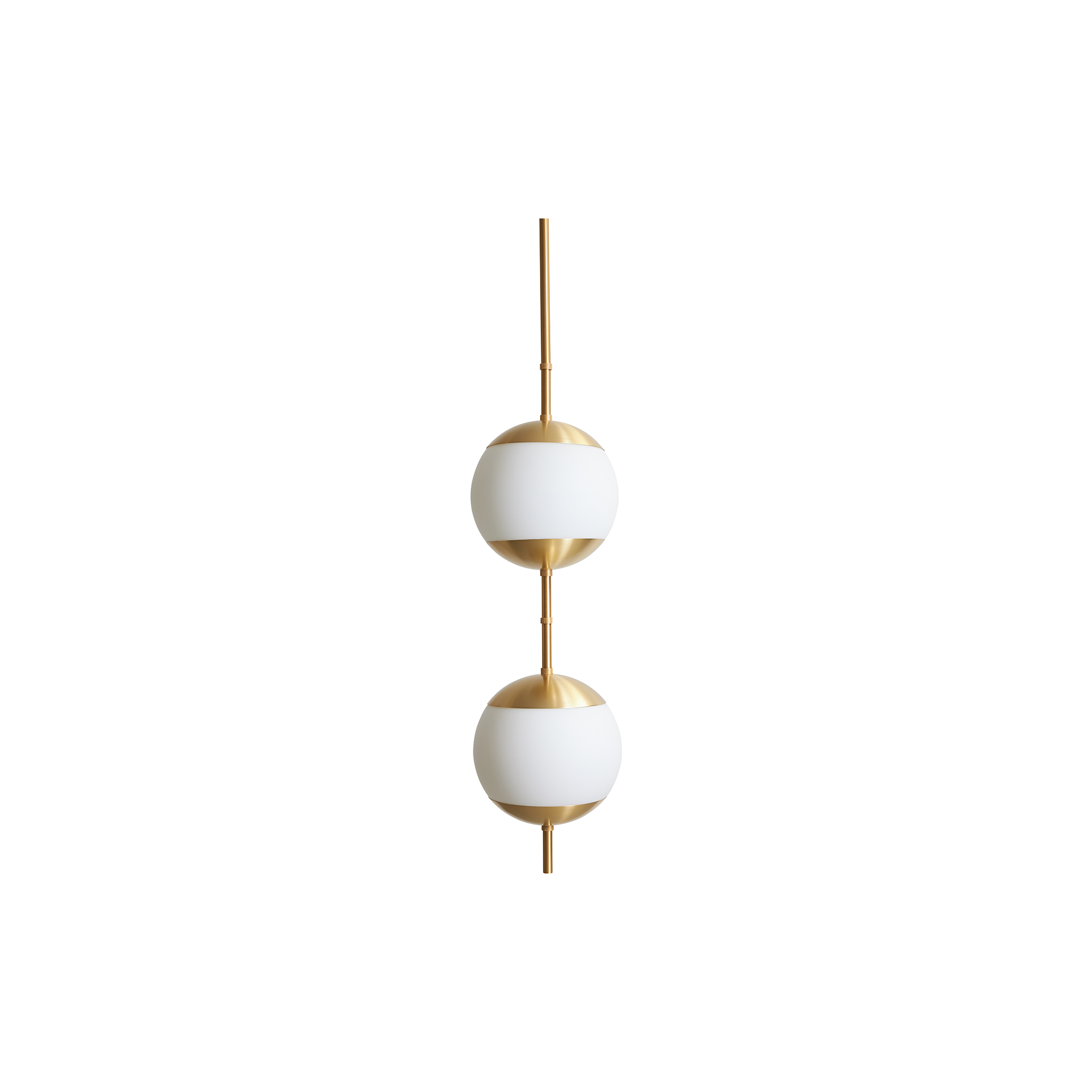 Rubn - Monroe 2 Ceiling Light, brass/opal