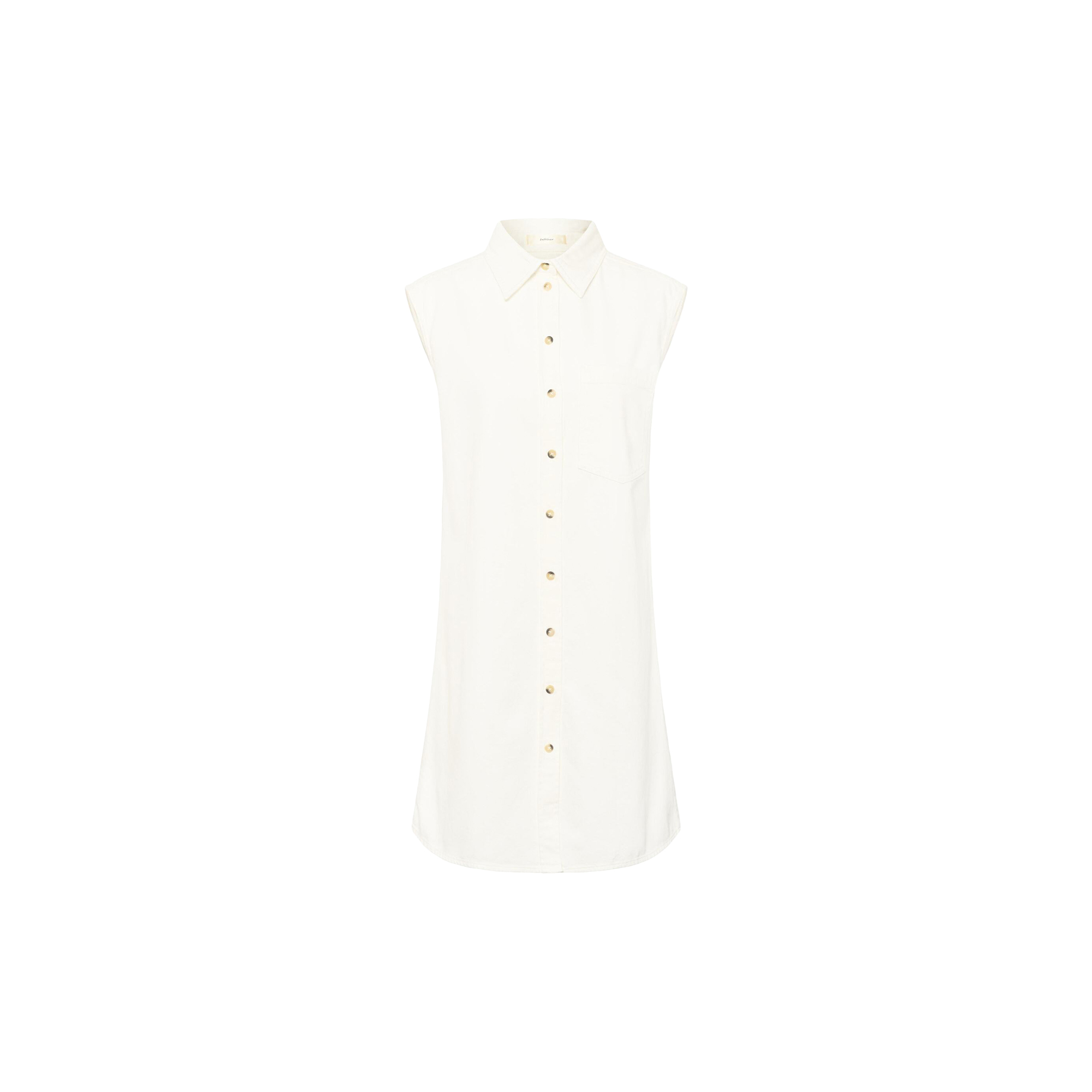 InWear - EllyIW Denim Dress, pure white - Str. 38