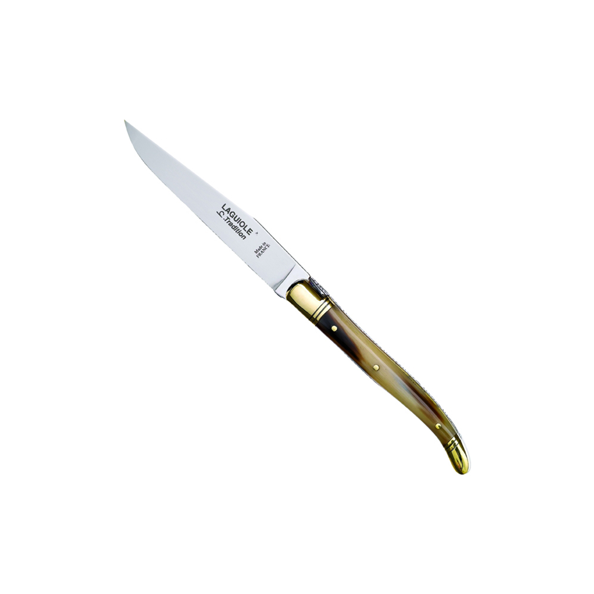 Laguiole Tradition - Laguiole Tradition steakkniv, brunt horn