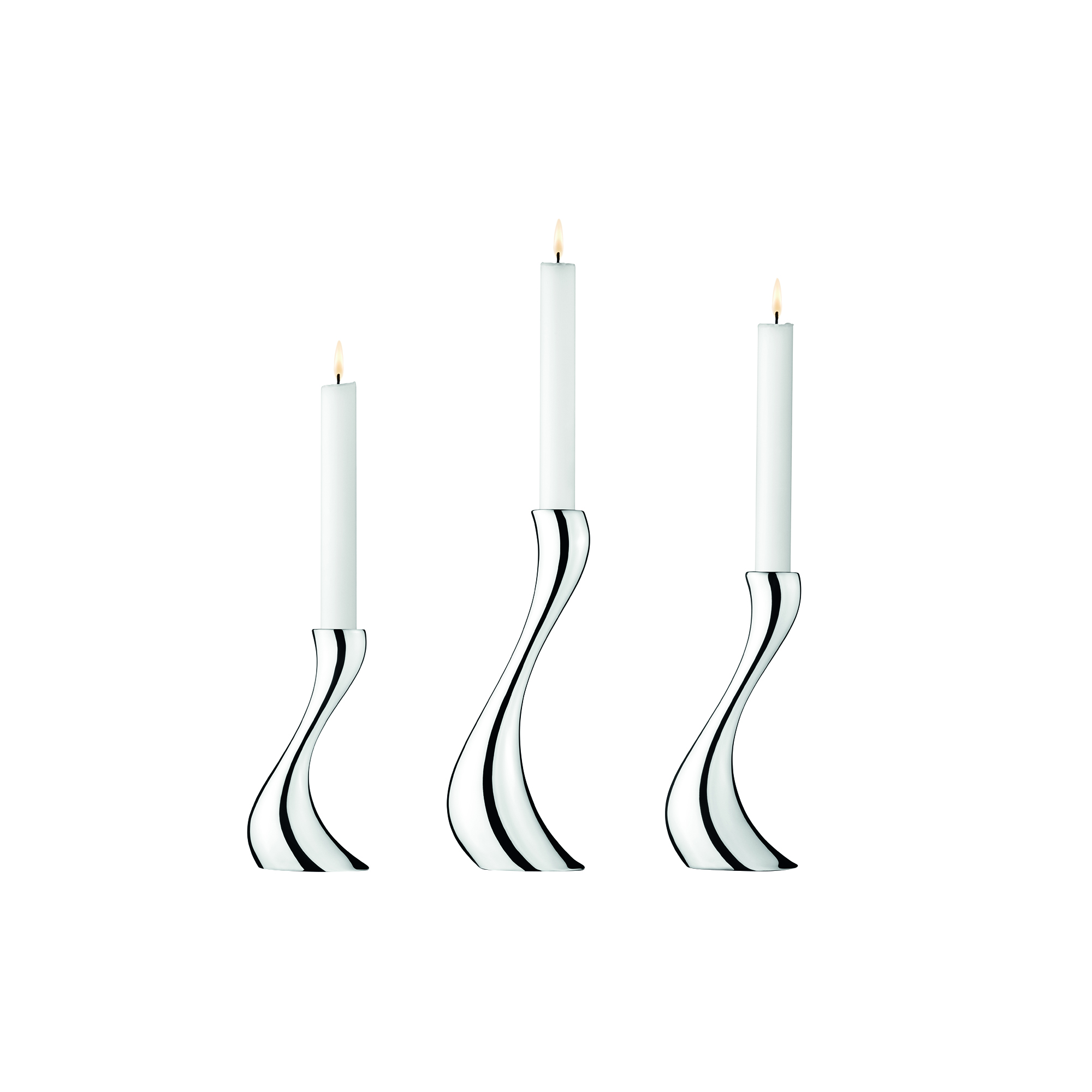 Georg Jensen - Cobra lysestage sæt