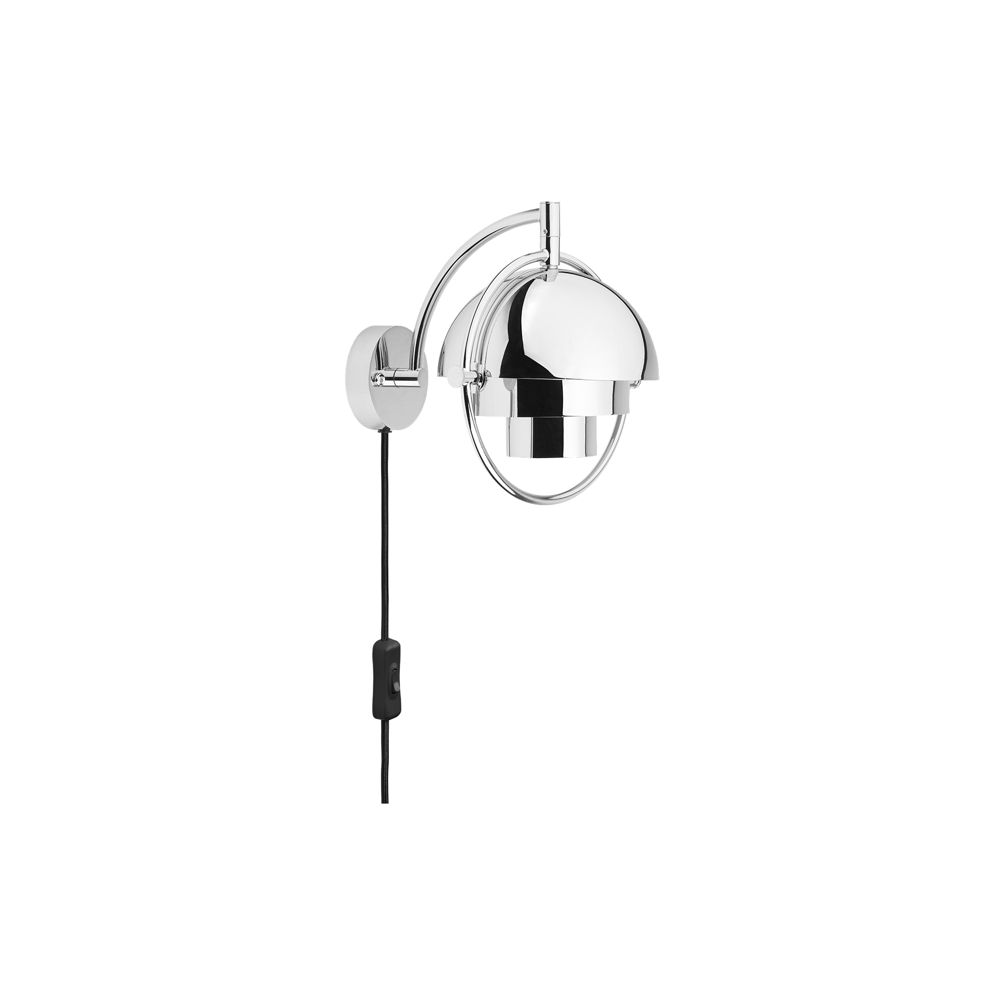 GUBI - Multi-Lite Wall Lamp, chrome