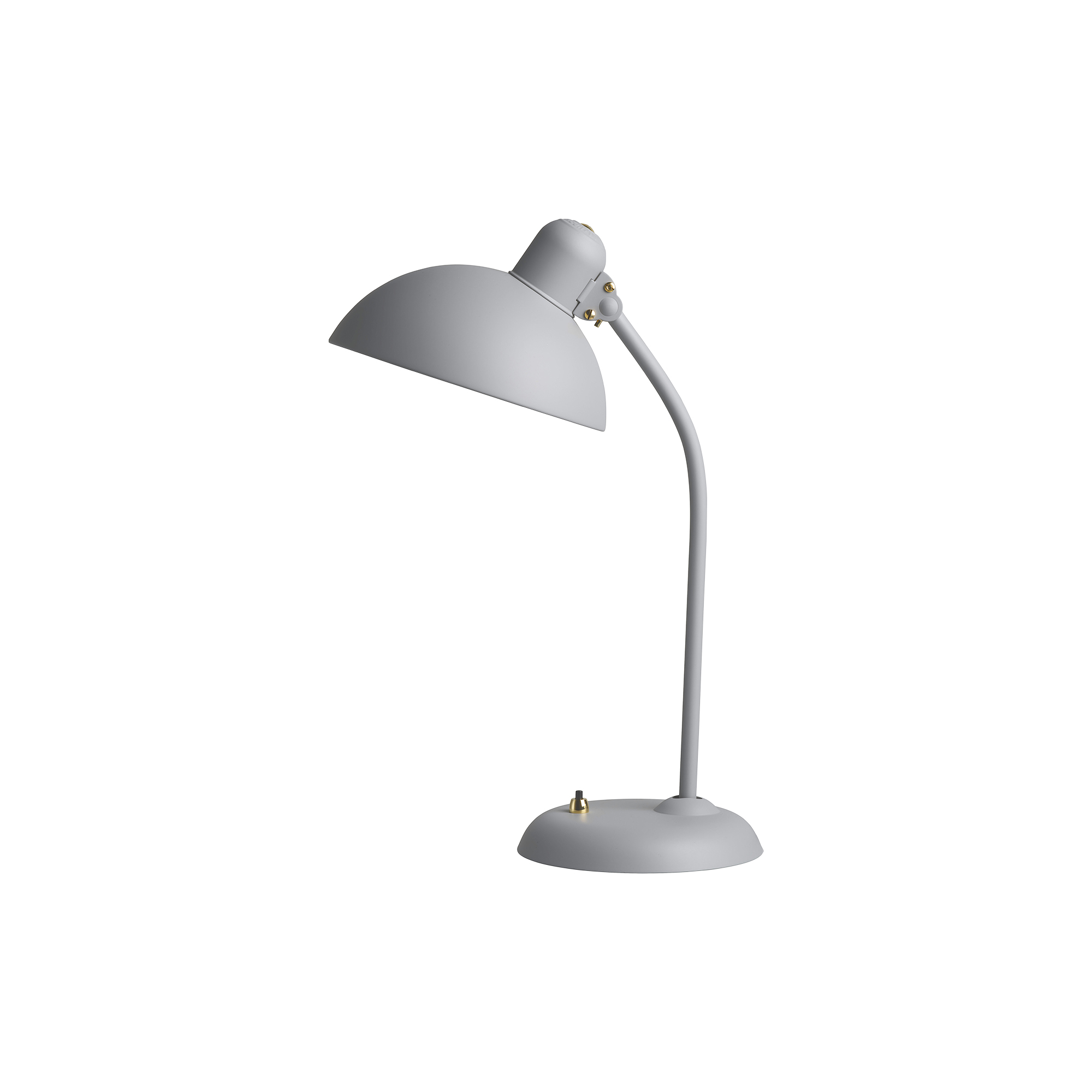 Fritz Hansen - KAISER idell 6556-T bordlampe, essay grey/brass