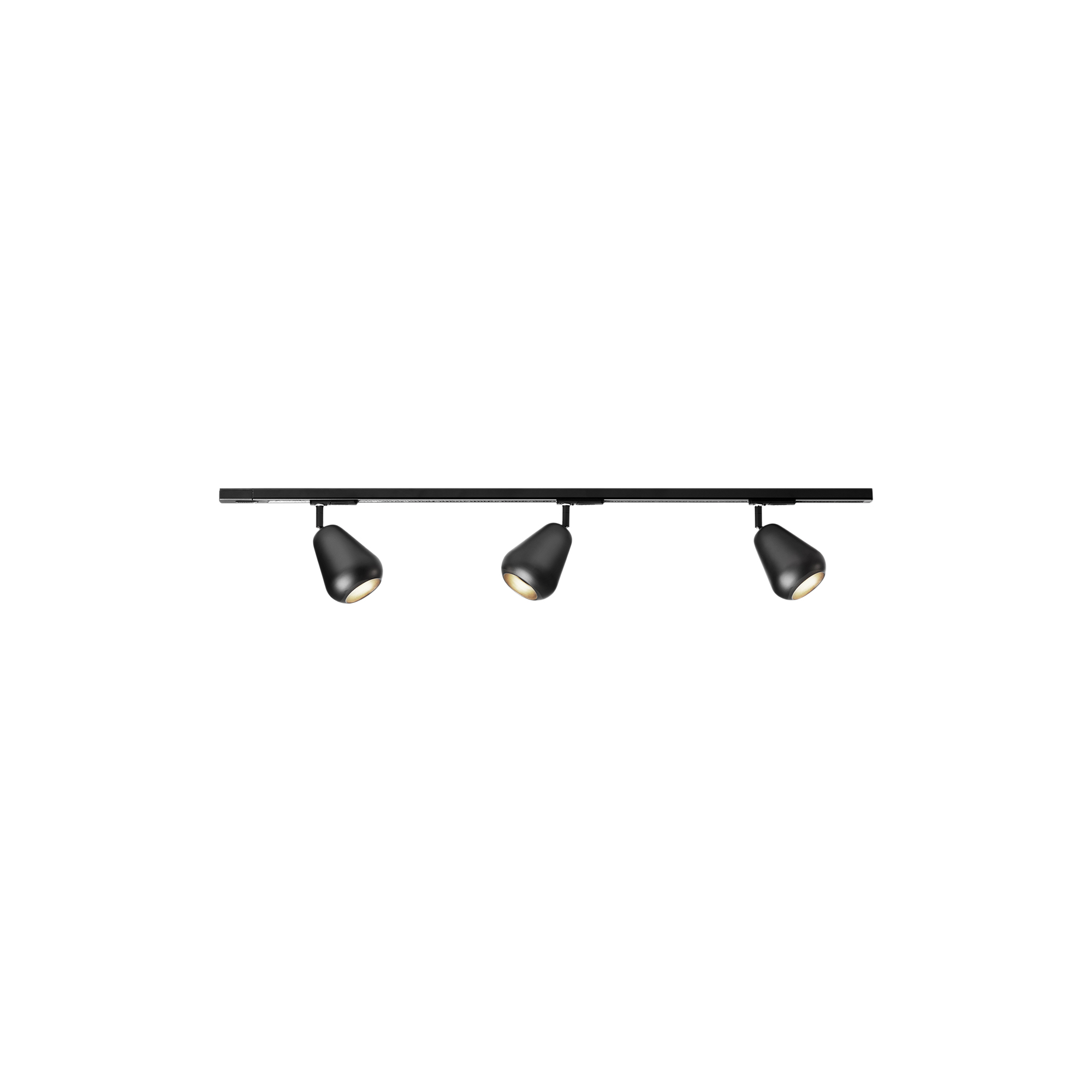 Nuura - Anoli 3 Spot Track Ceiling Lamp, black/black