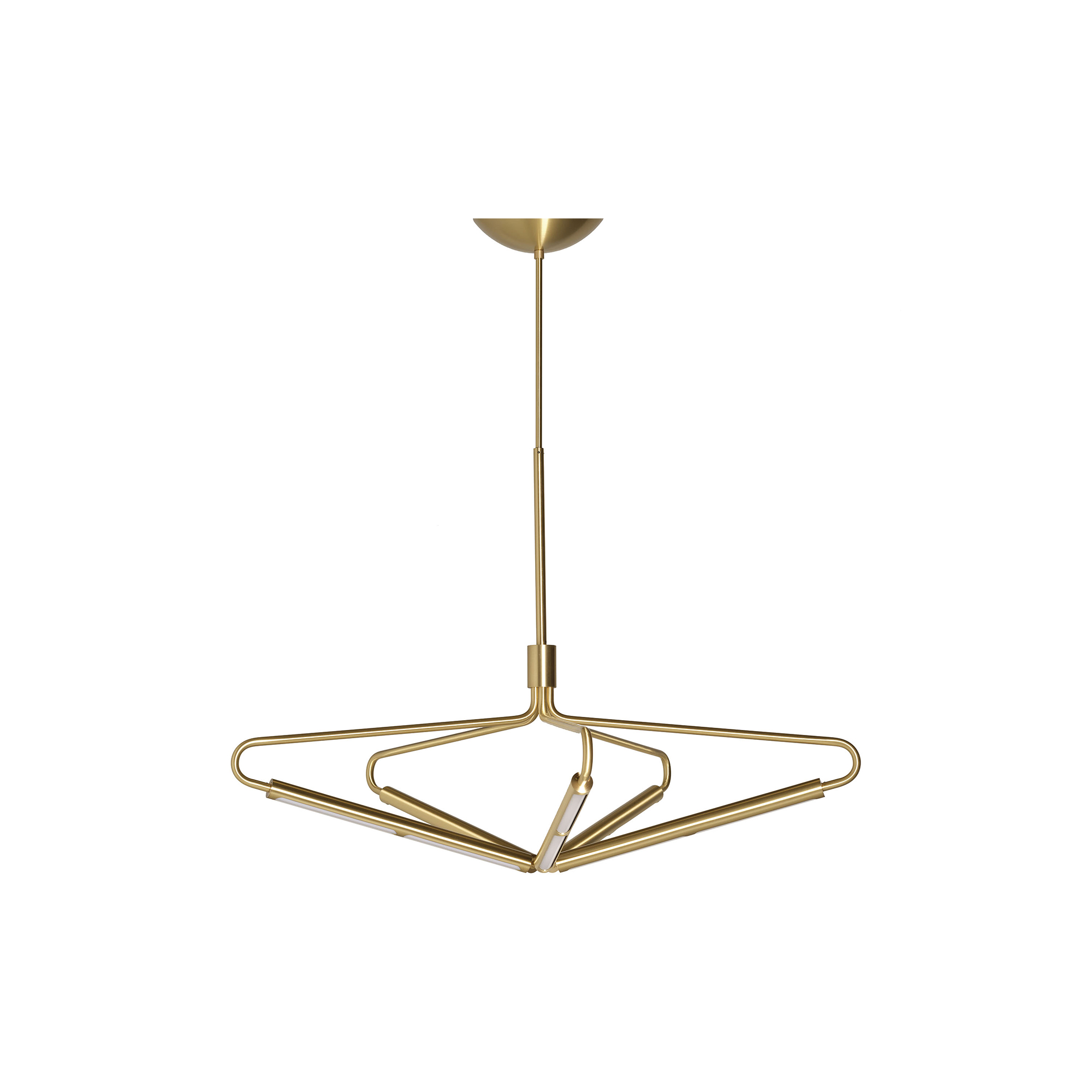 Rubn - Archangel 5 415 Wide Chandelier, brass