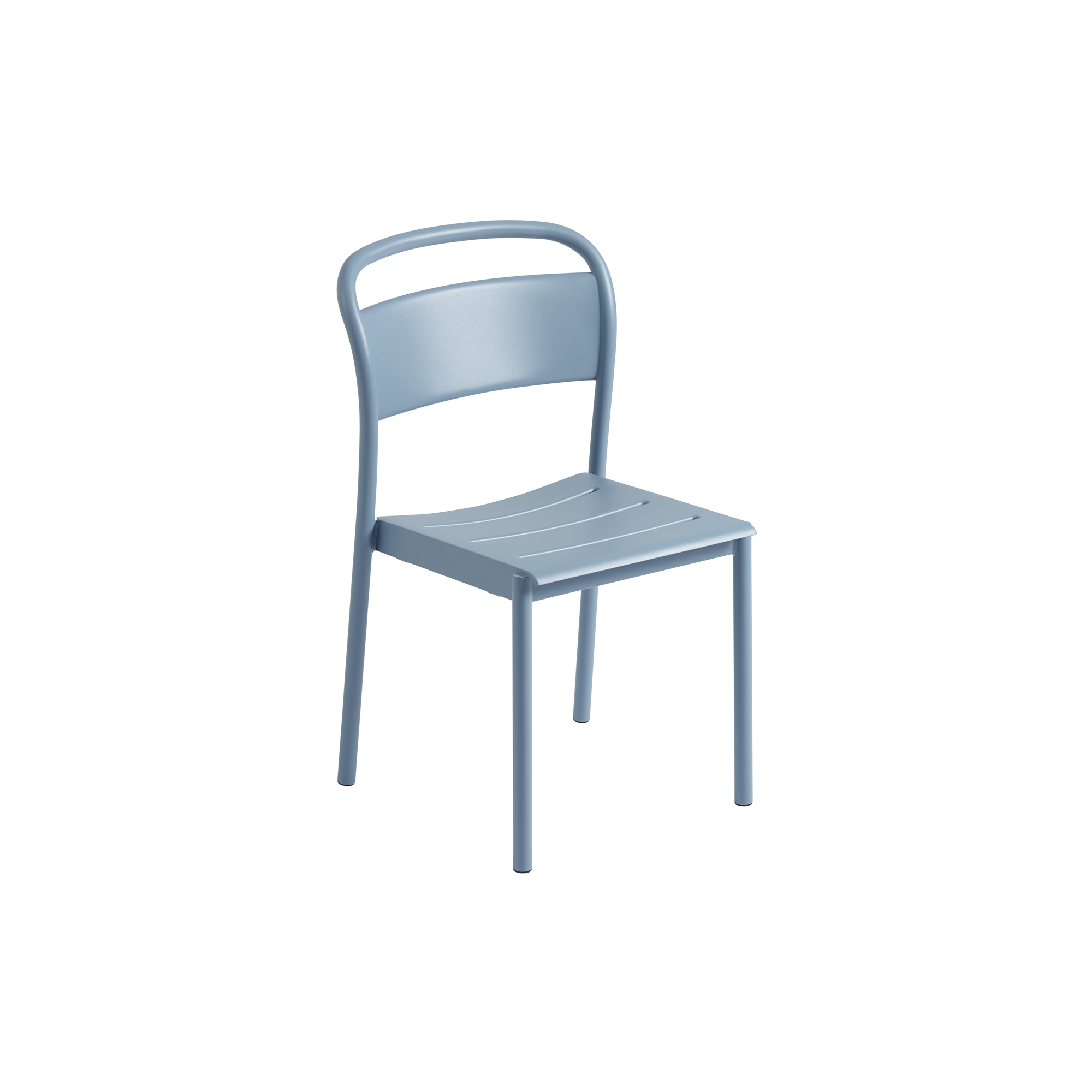 Muuto - Linear Steel Side Chair, pale blue