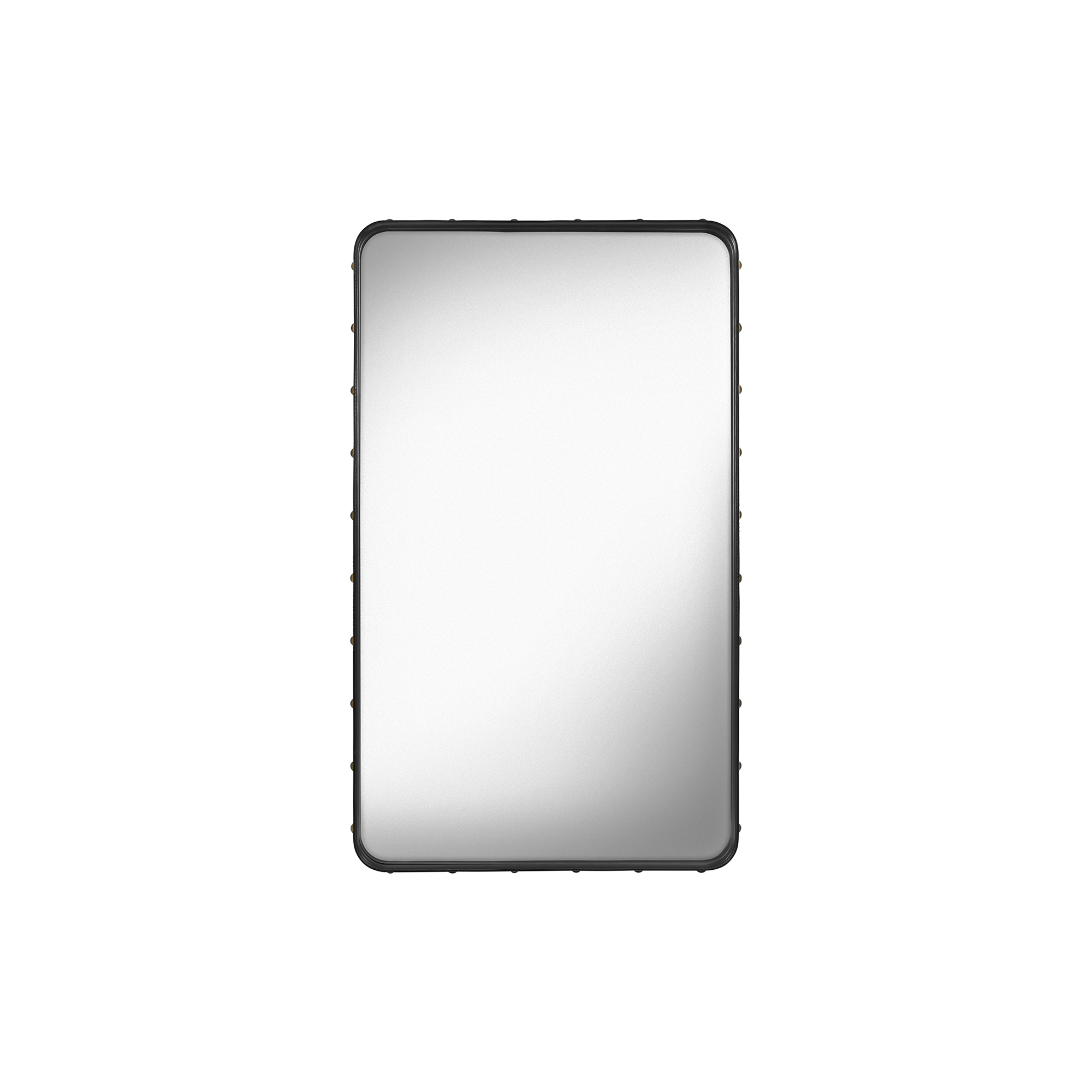 GUBI - Adnet Rectangular Wall Mirror, black - 65x115 cm
