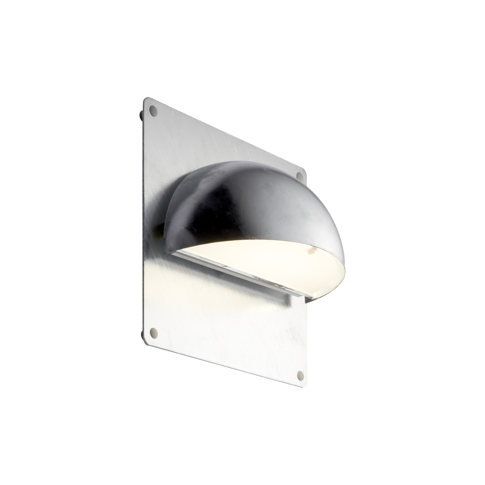 LIGHT-POINT - RØRHAT bagplade, galvaniseret stål - H: 30 x B: 30 x D: 1,9 cm.