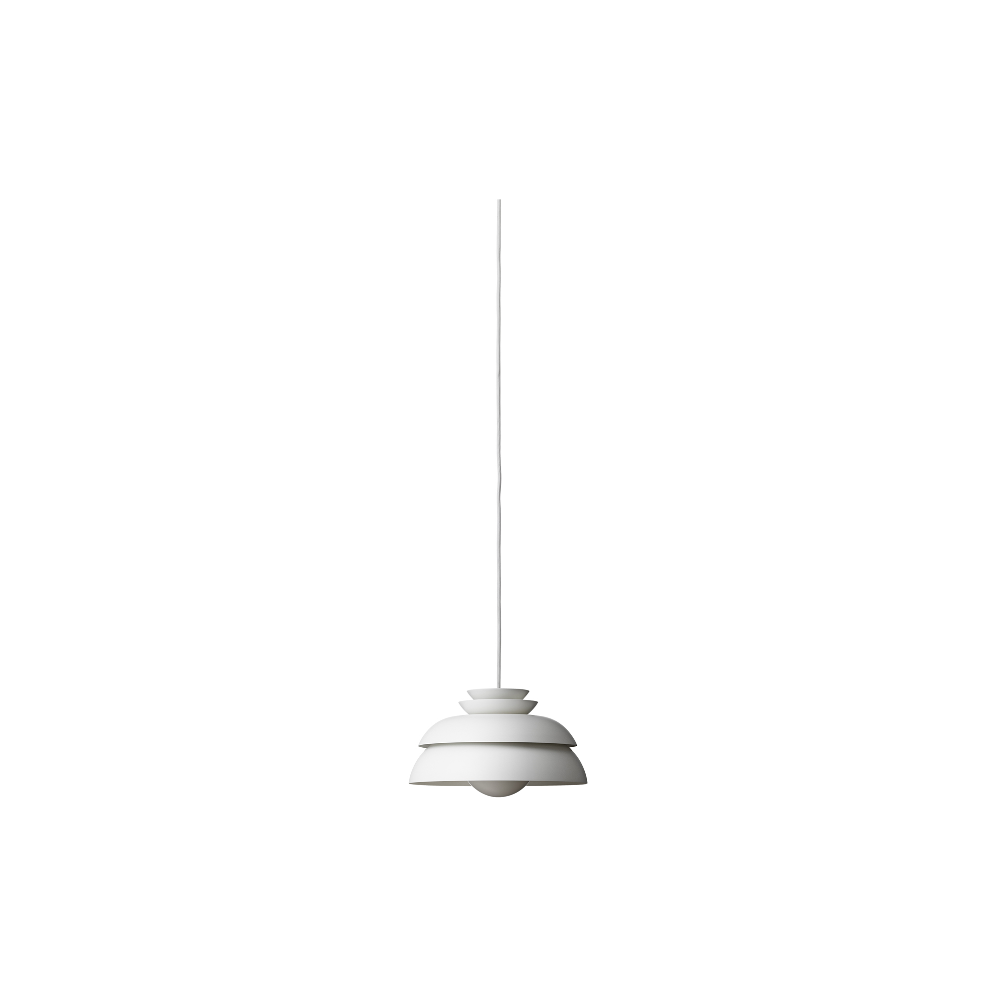 Fritz Hansen - Concert P1 pendel, hvid - H: 16,6 x Ø 32 cm.