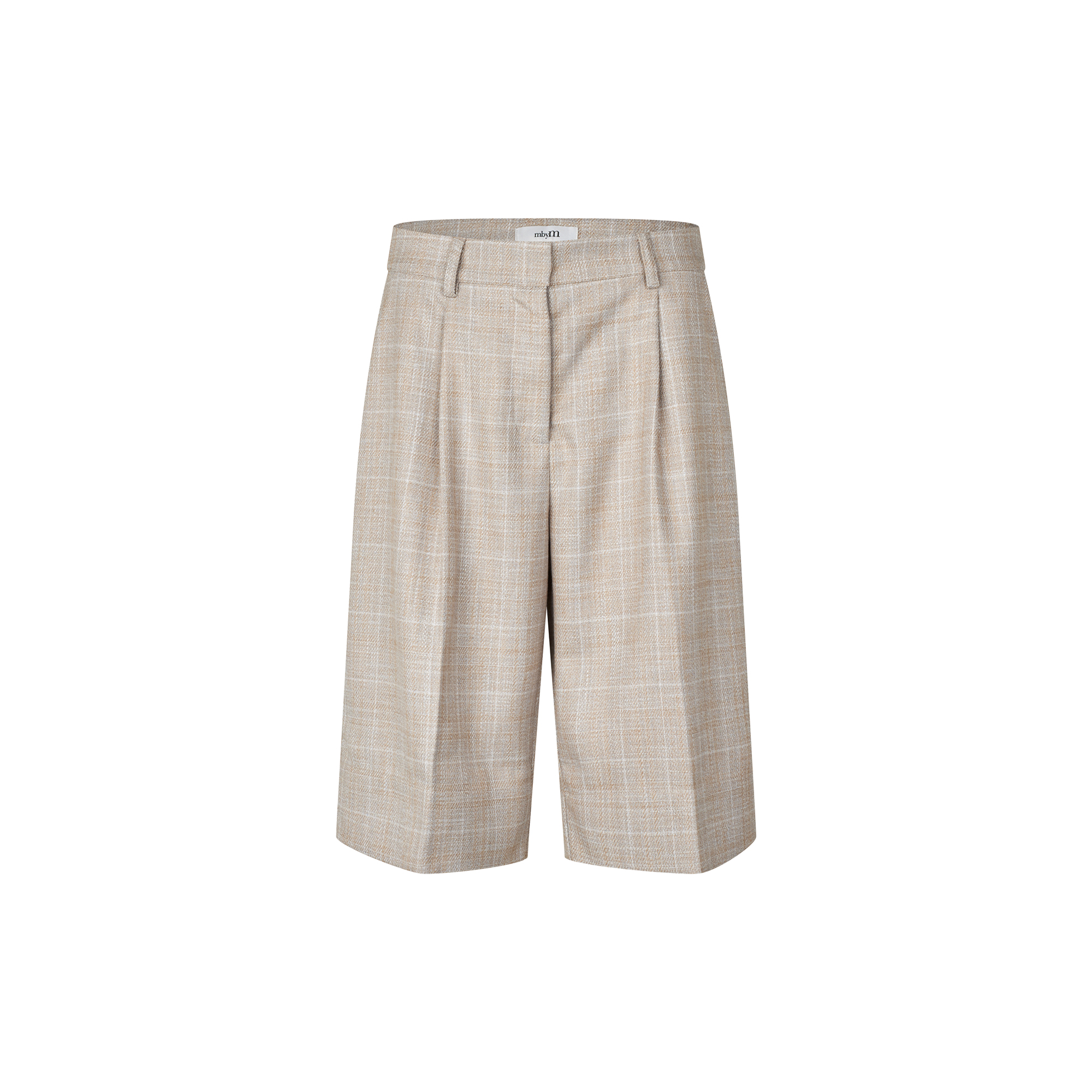 mbyM - Brecan-M Shorts, beige check - Str. S