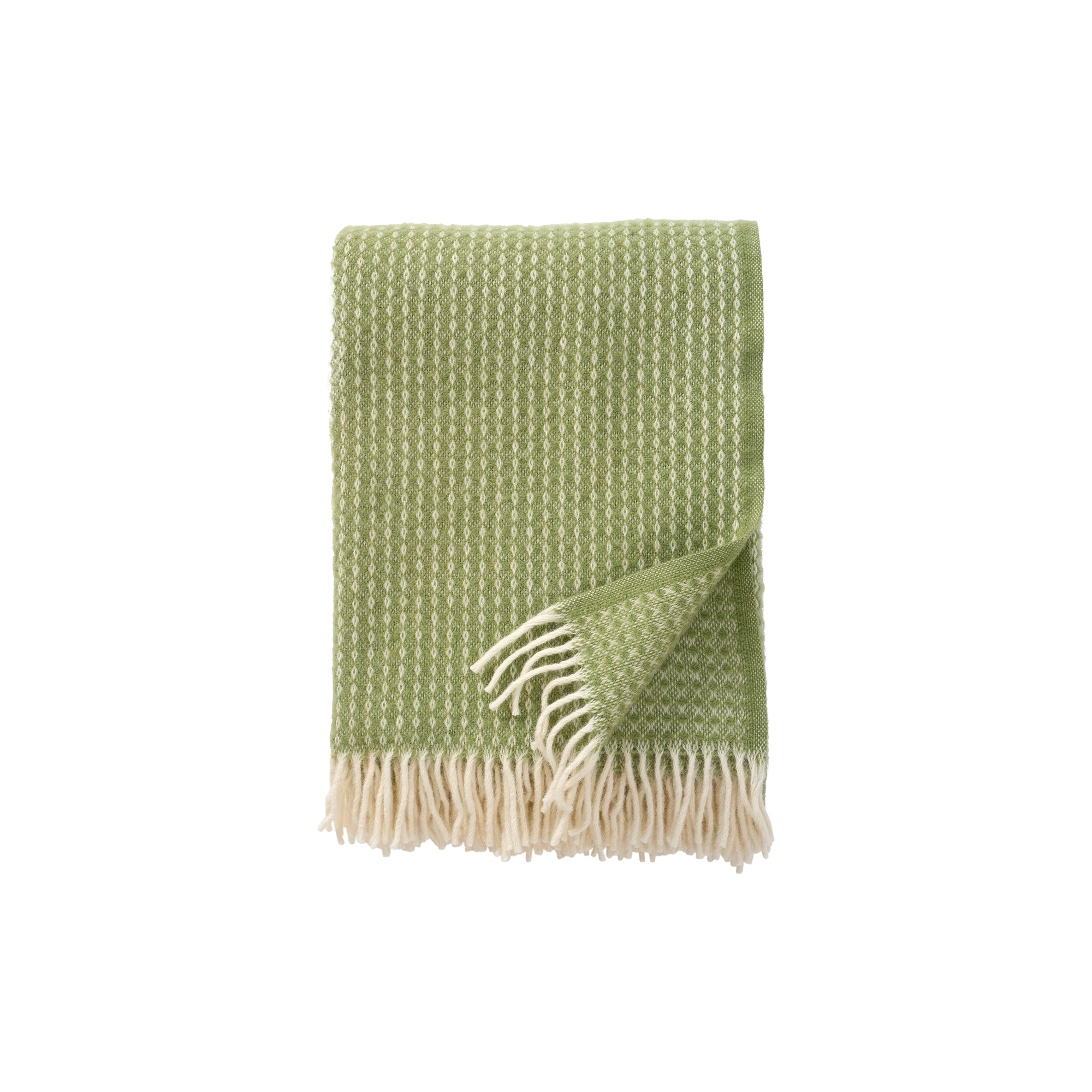 Klippan Yllefabrik - Luna plaid, matcha