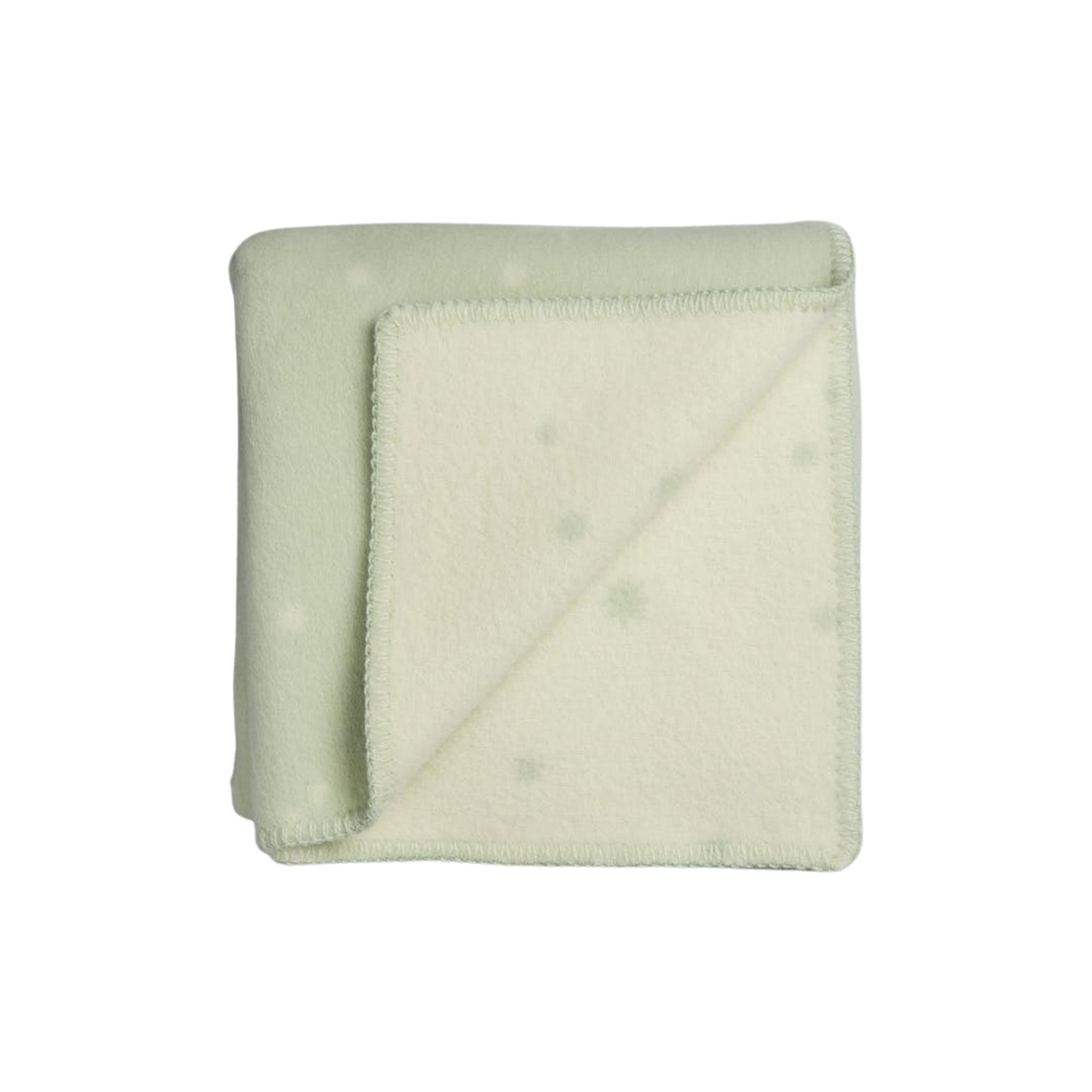 Røros Tweed - ORION Half Size Throw, light green