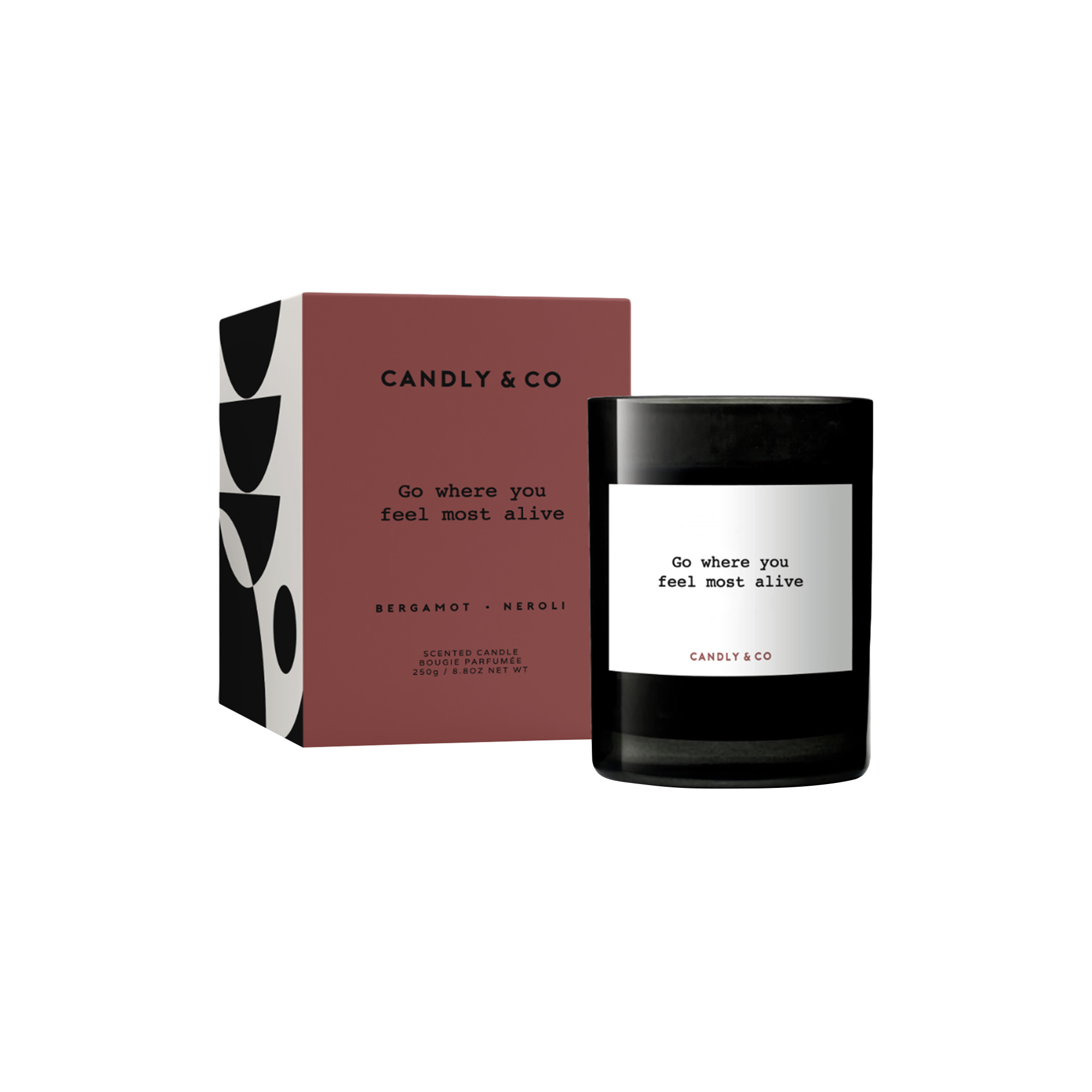 Candly & Co - No. 5 Candle, Go where you feel most alive