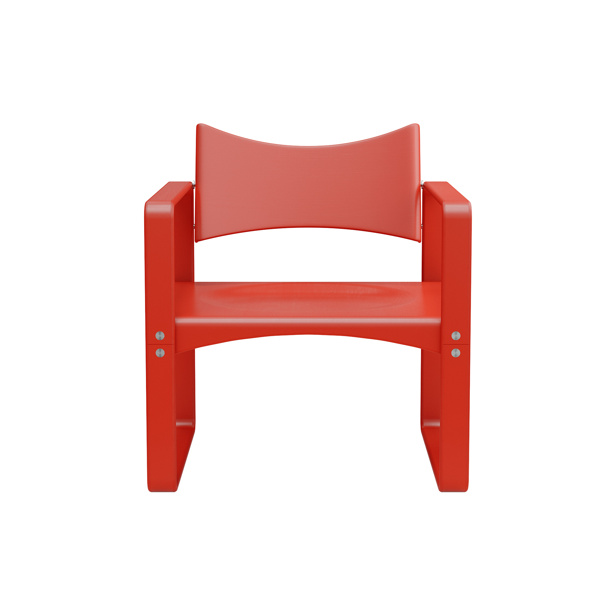 Verpan - 270 F loungestol, brown red