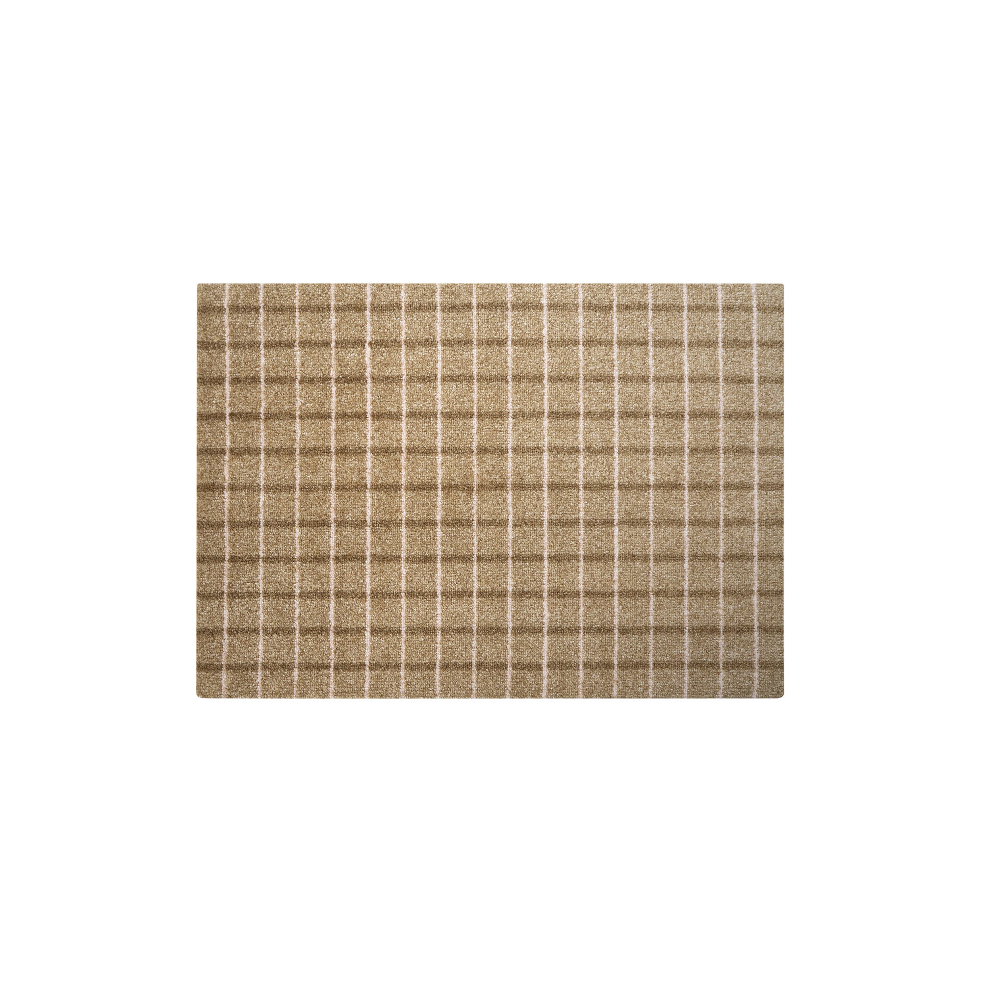 Heymat - Grid Chocolate Strawberry dørmåtte - 60x85 cm