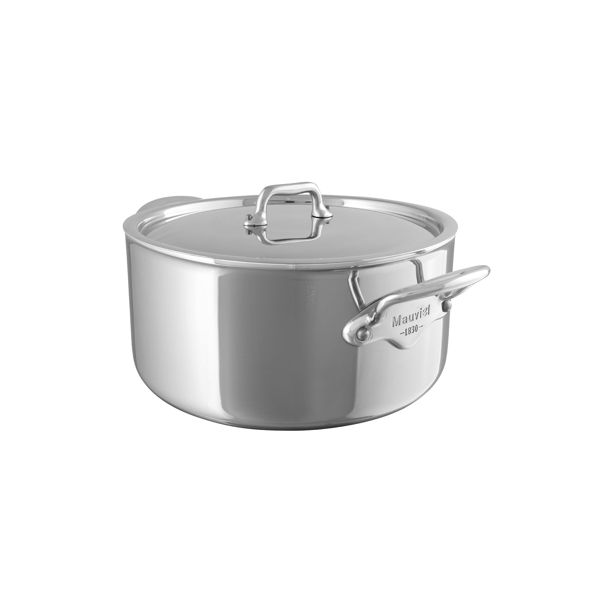 Mauviel 1830 - Cook Style gryde med låg 3,2 L - 3.2L