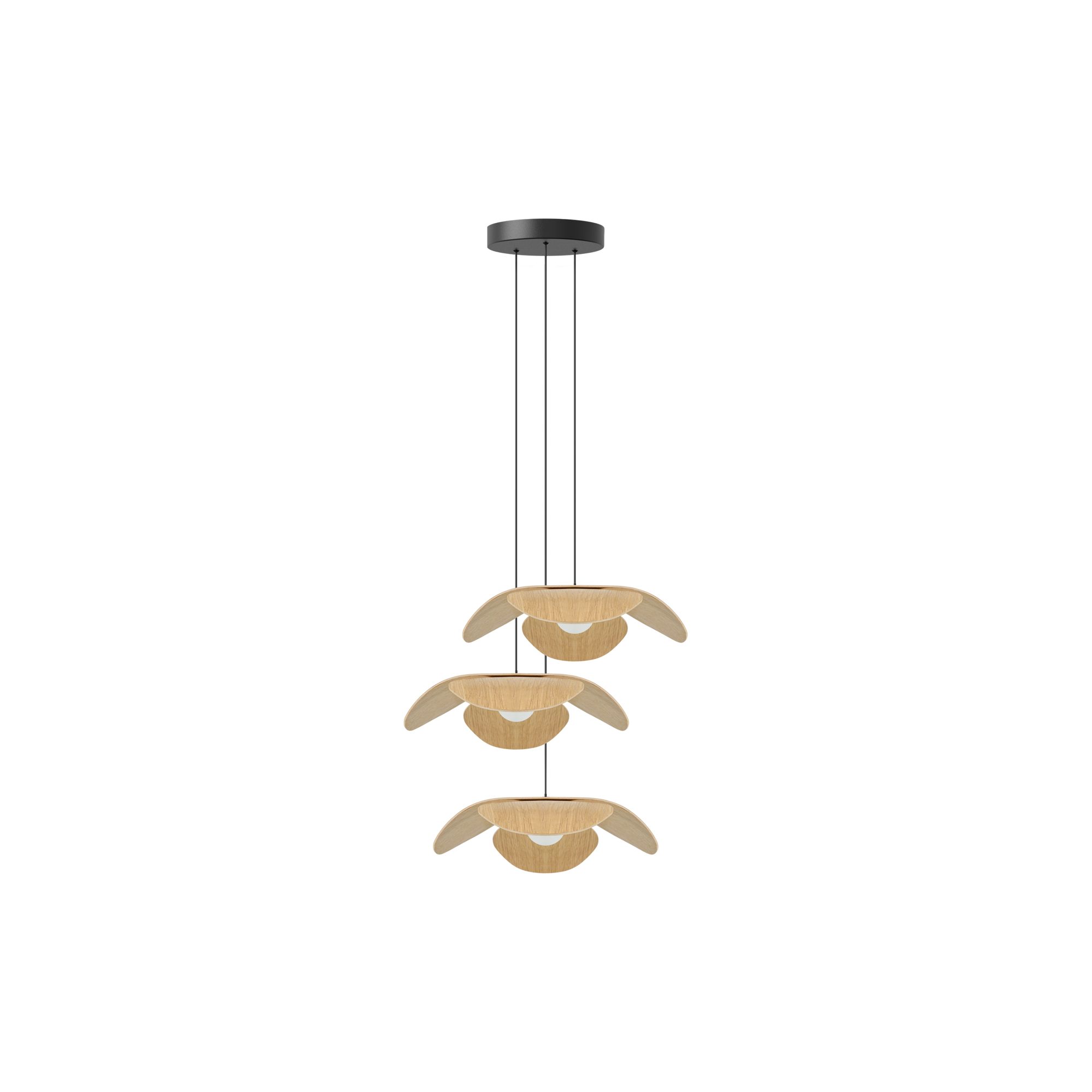 UMAGE - Forget Me Not Cluster 3 Pendant, oak