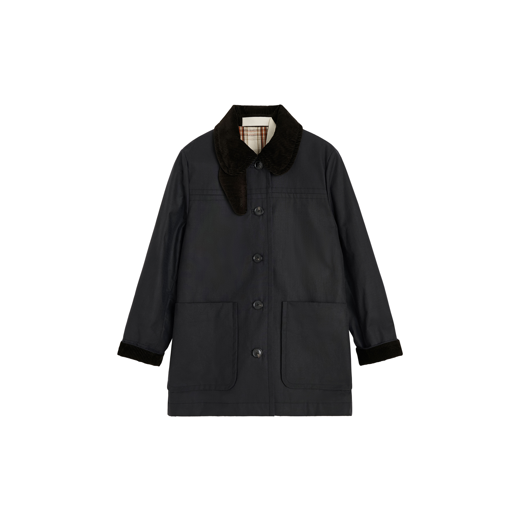 Aiayu - Jamie Jacket Ripstop Oilskin, antracite - Str. S