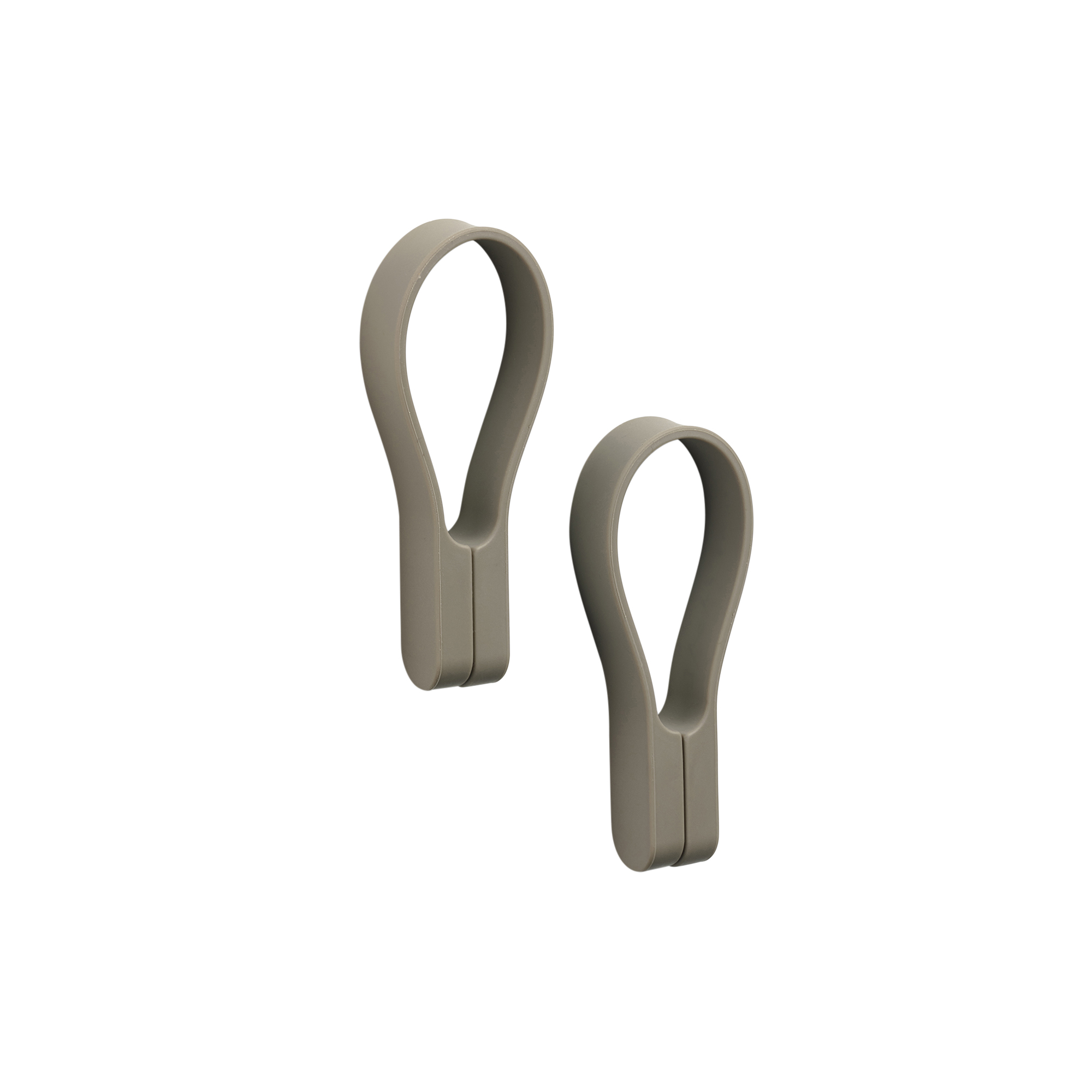 Zone Denmark - Håndklædestrop Loop magnet, taupe - 5.5x7.8 cm