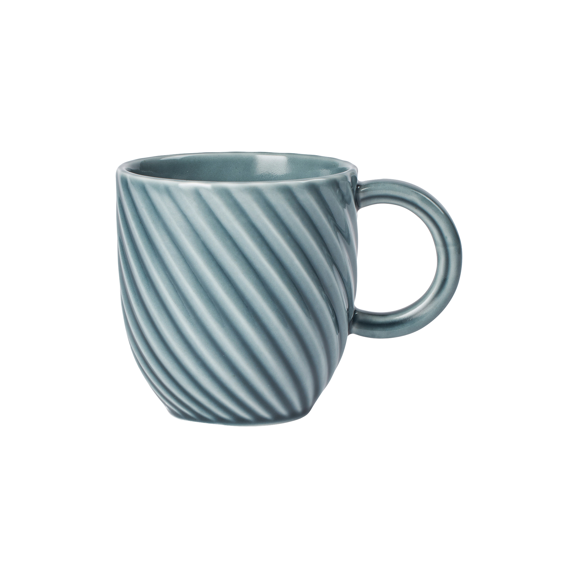 Dottir Nordic Design - Samsurium Twirl krus, midnight