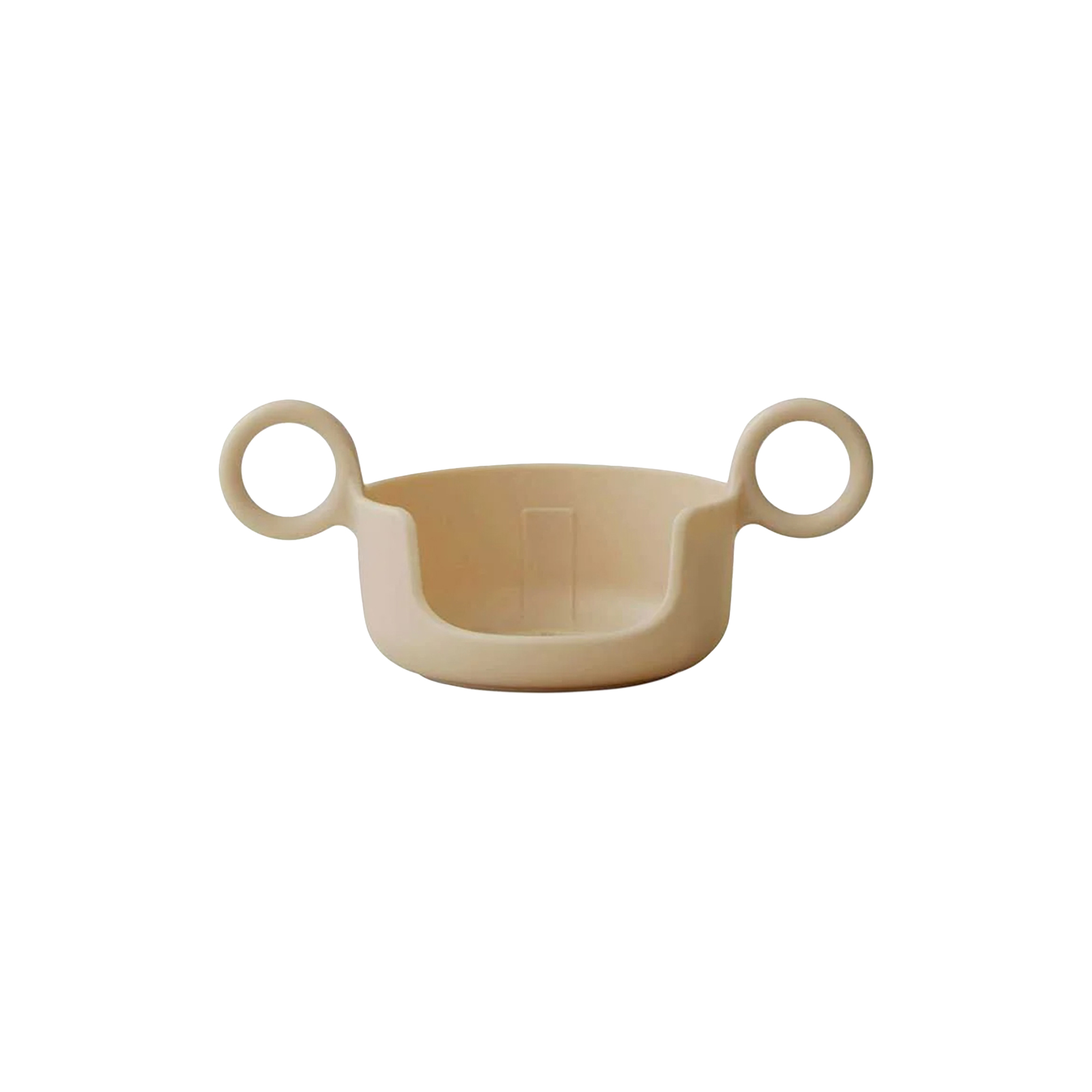 Design Letters - Kopholder til børnekop, beige - bredde 12.7, højde 5 cm.