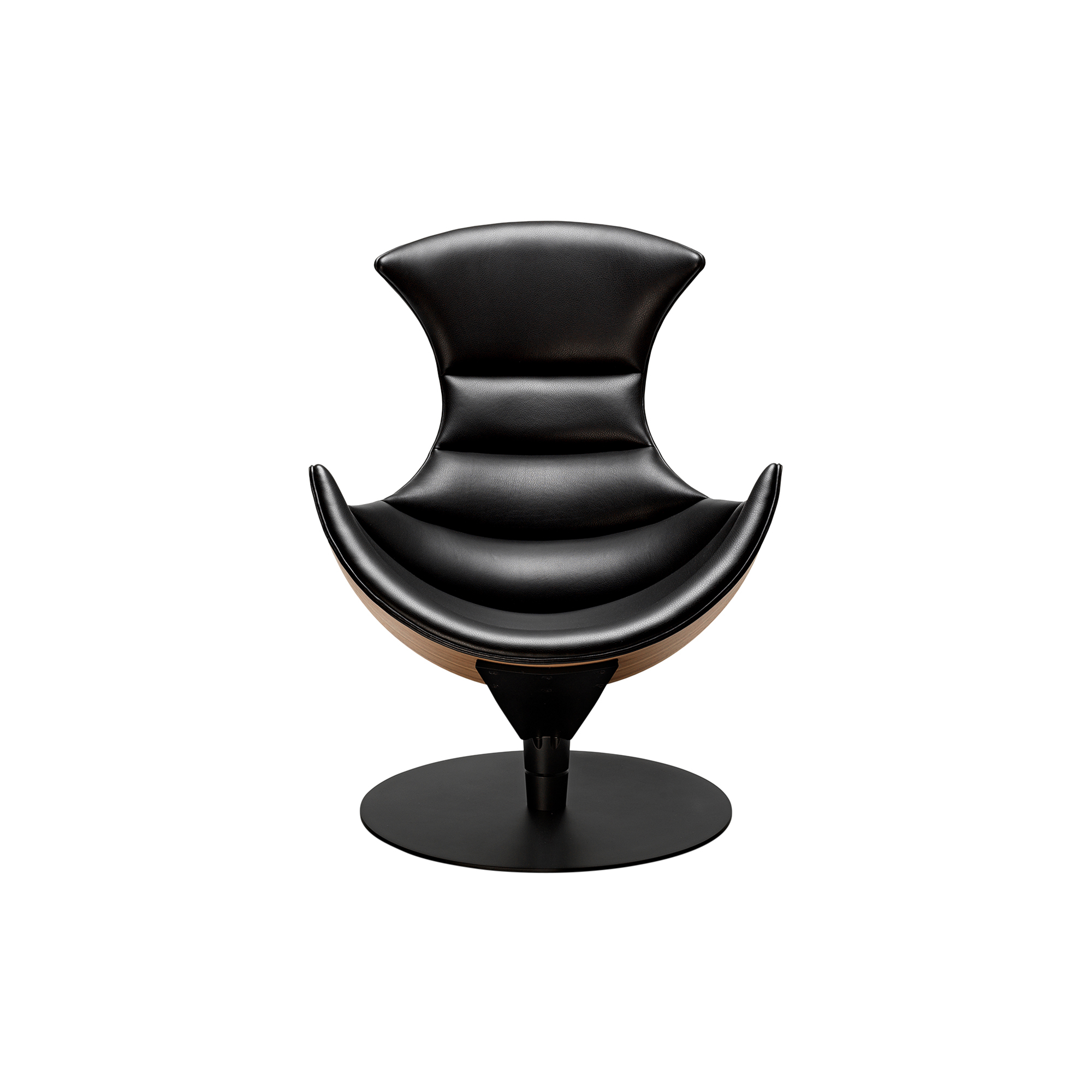 Bruunmunch Furniture - Lobster Chair loungestol, valnød/sort