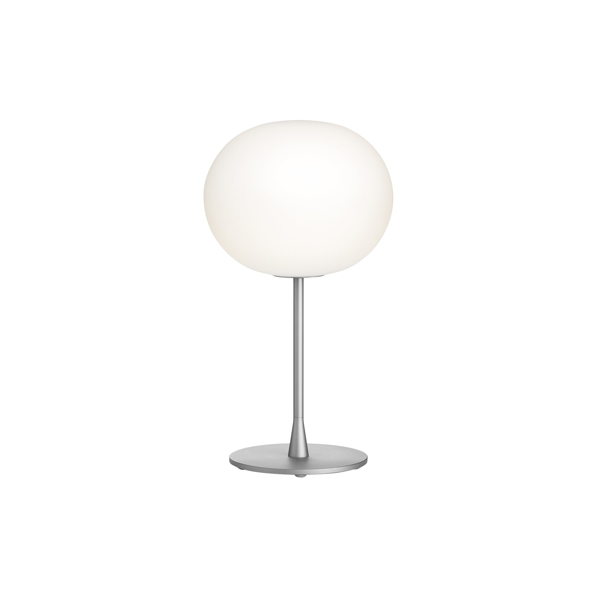 Flos - Glo-Ball T1 Table Lamp, silver/opal