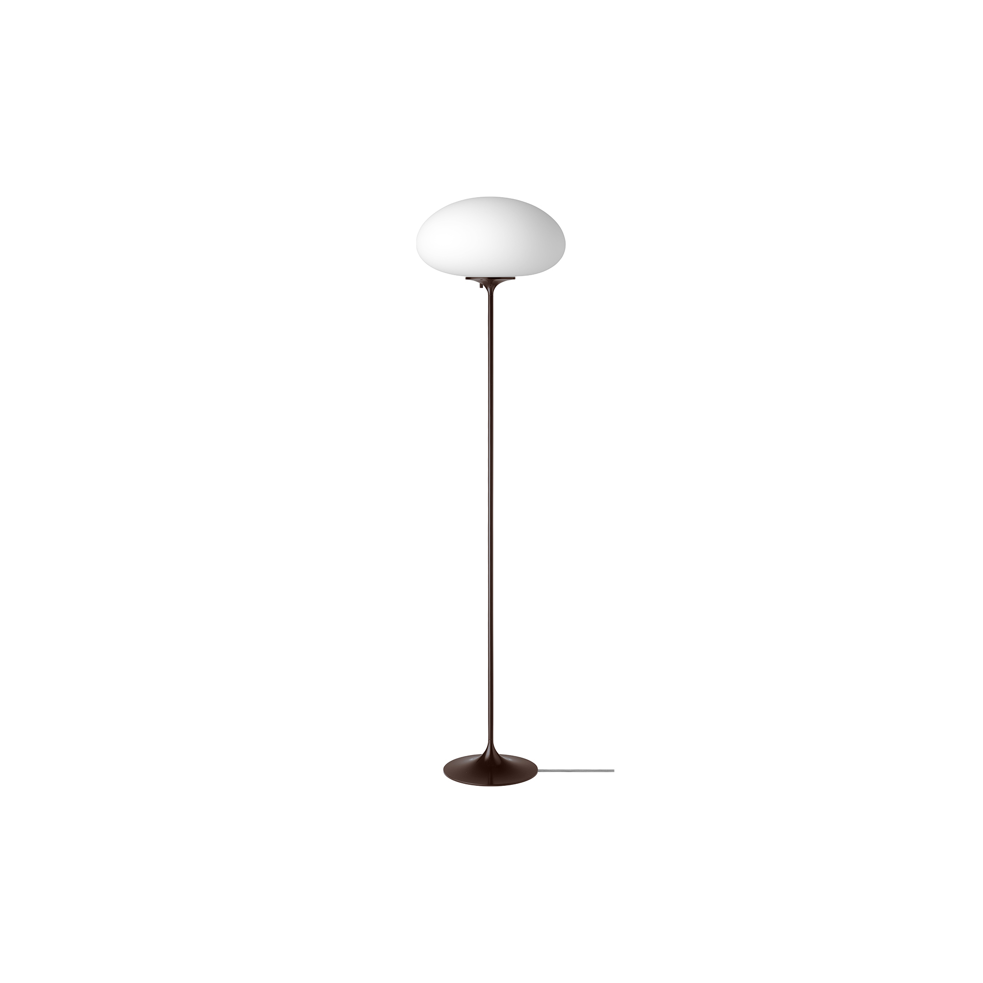 GUBI - Stemlite Floor Lamp, black red - H: 150 x Ø 38 cm.