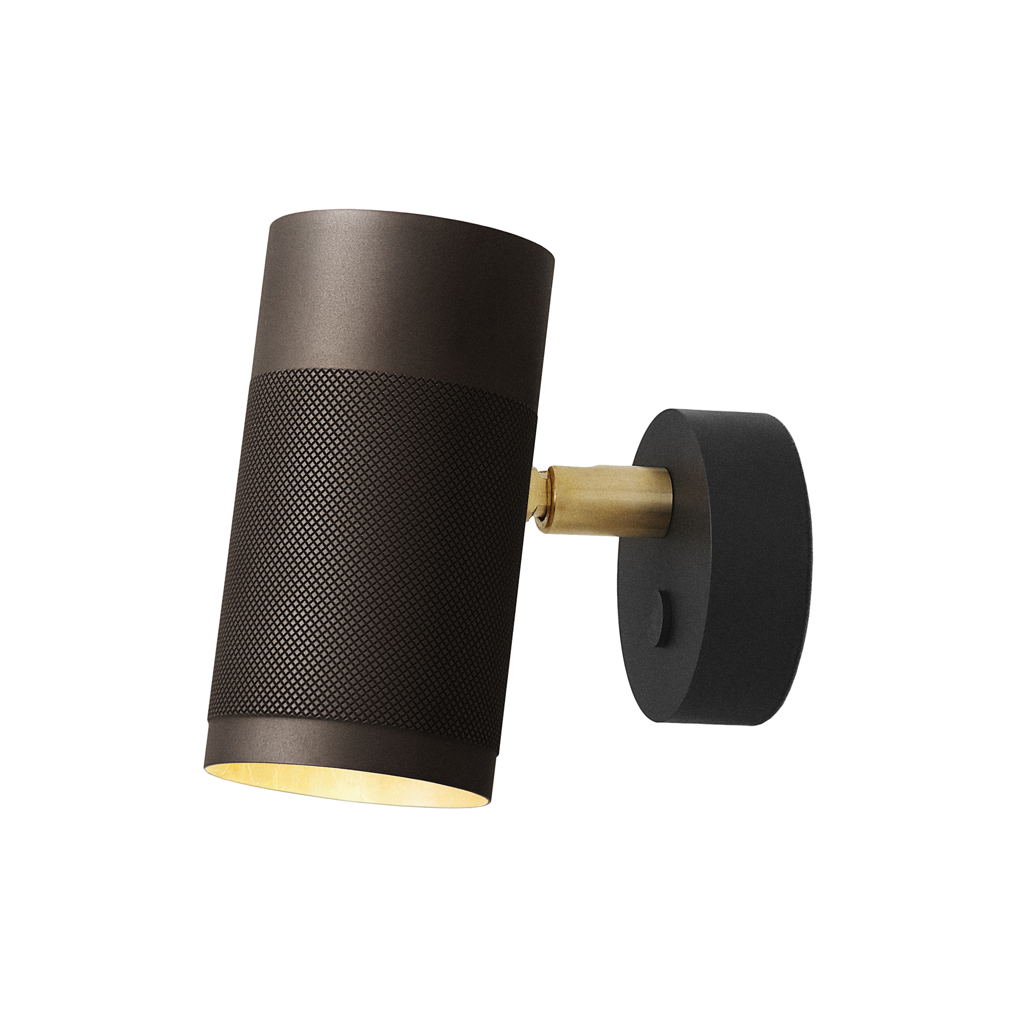 Thorup Copenhagen - Patrone Small Wall Lamp, brown/brass