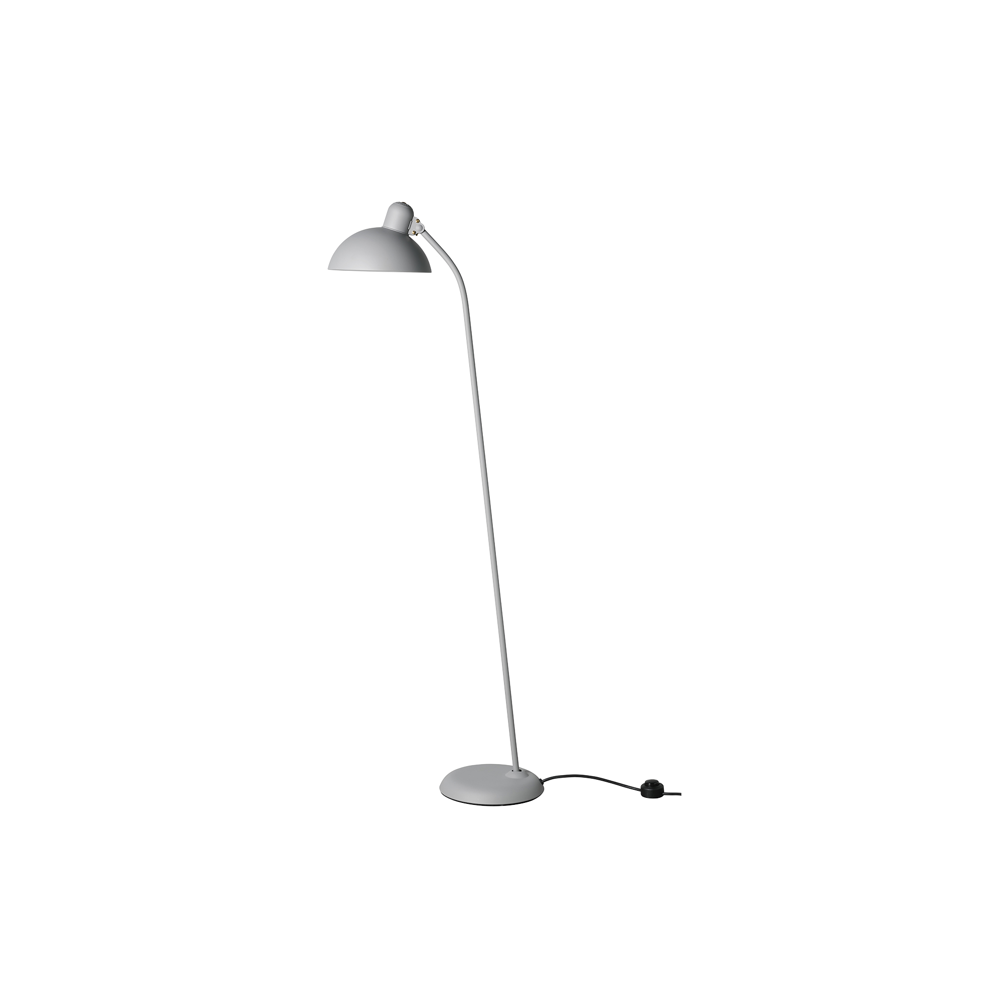 Fritz Hansen - KAISER idell 6556-F gulvlampe, essay grey/brass