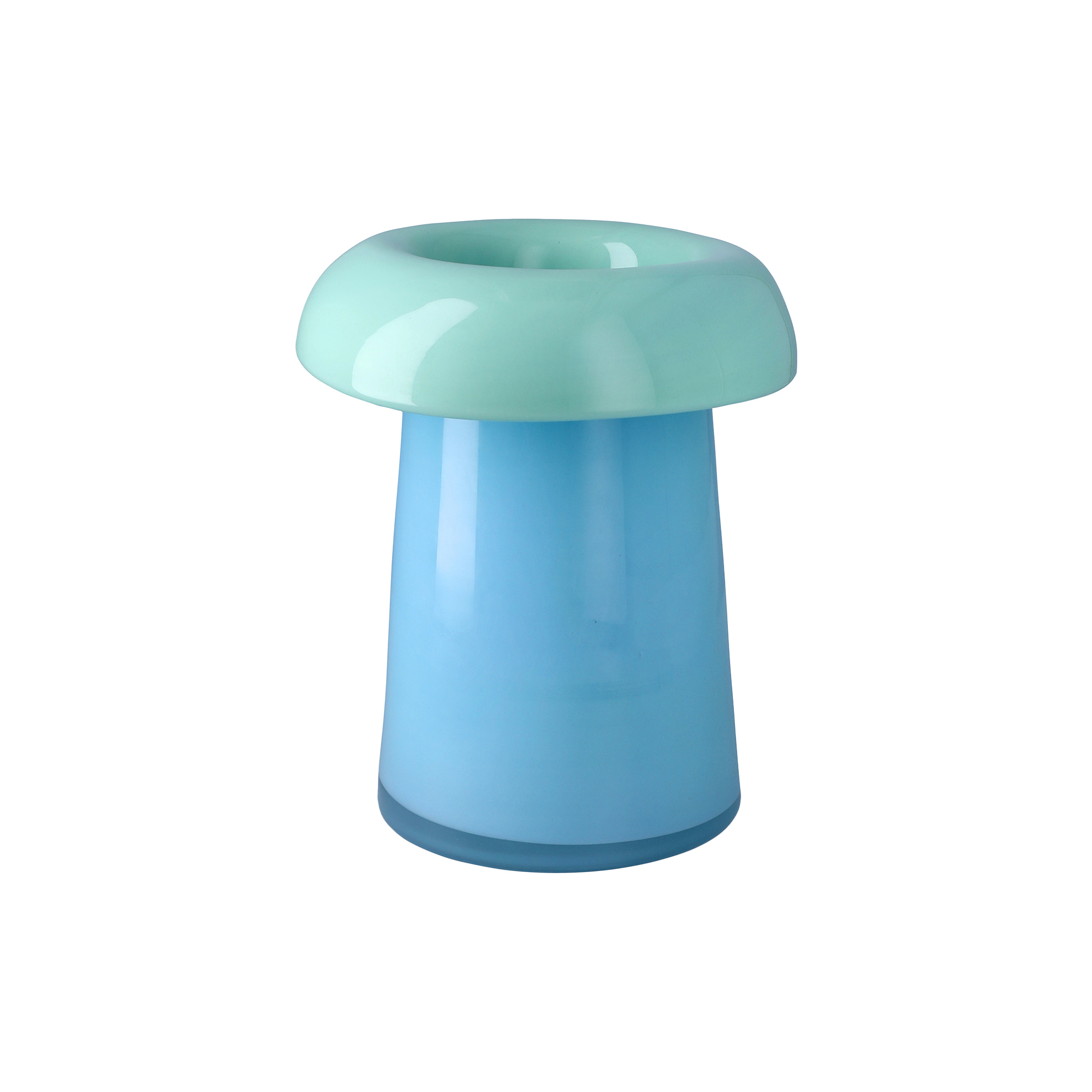 Holmegaard - Soma Vase, lyseblå/aqua - H22.5 cm