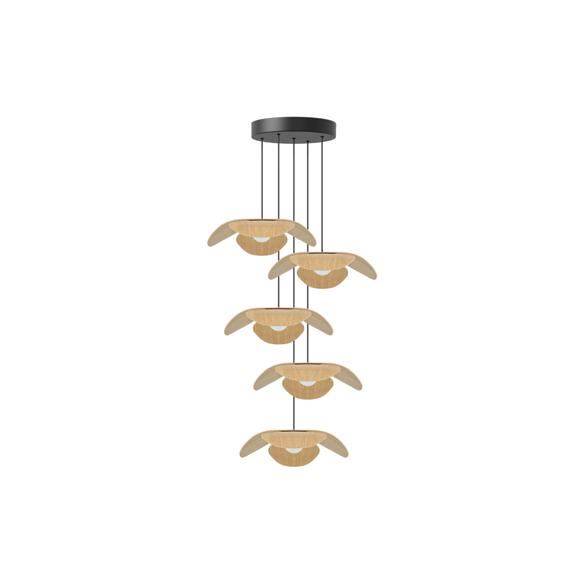 UMAGE - Forget Me Not Cluster 5 Pendant, oak