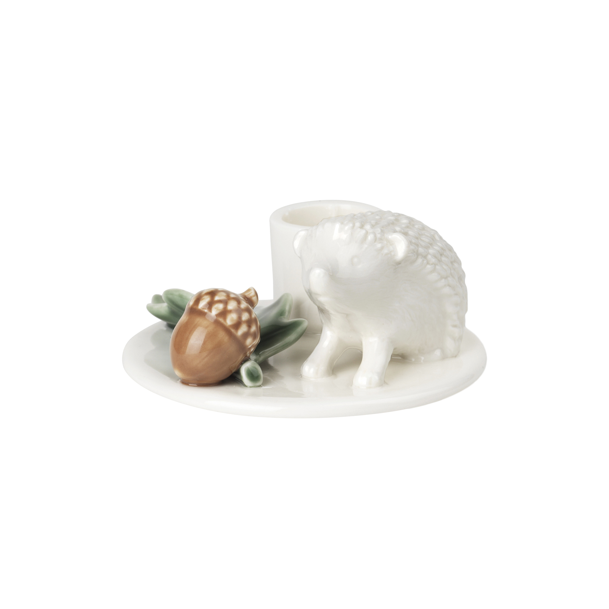 Dottir Nordic Design - Winter Stories Candlestick, hedgehog