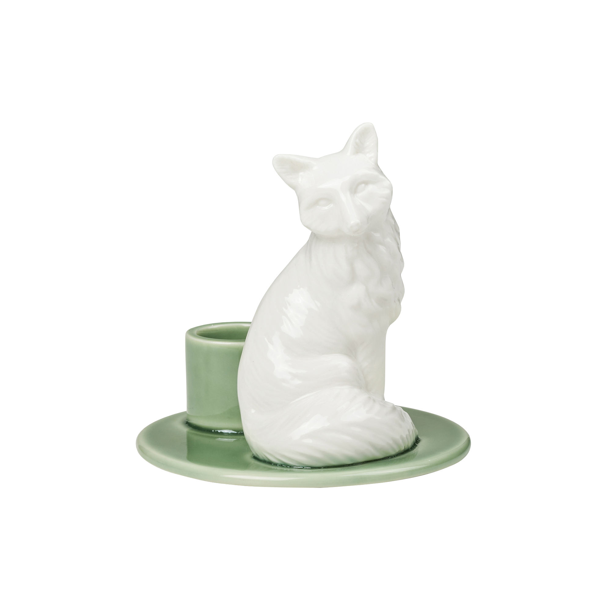 Dottir Nordic Design - Sweet Stories Large Fox lysestage, spruce