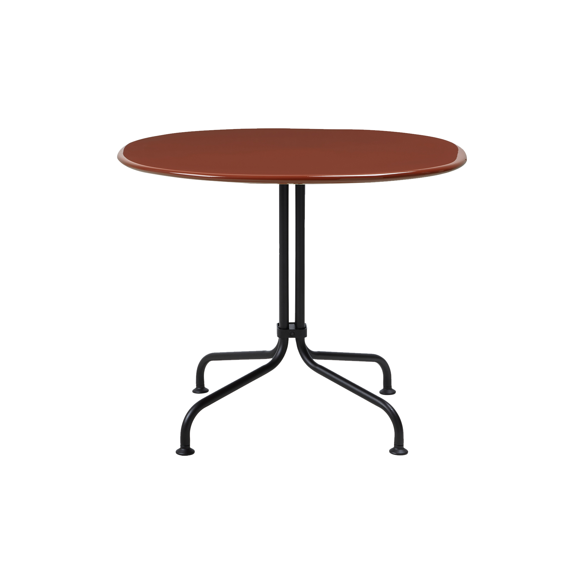 GUBI - Carmel Bistro Outdoor Lounge Table, matt rock red
