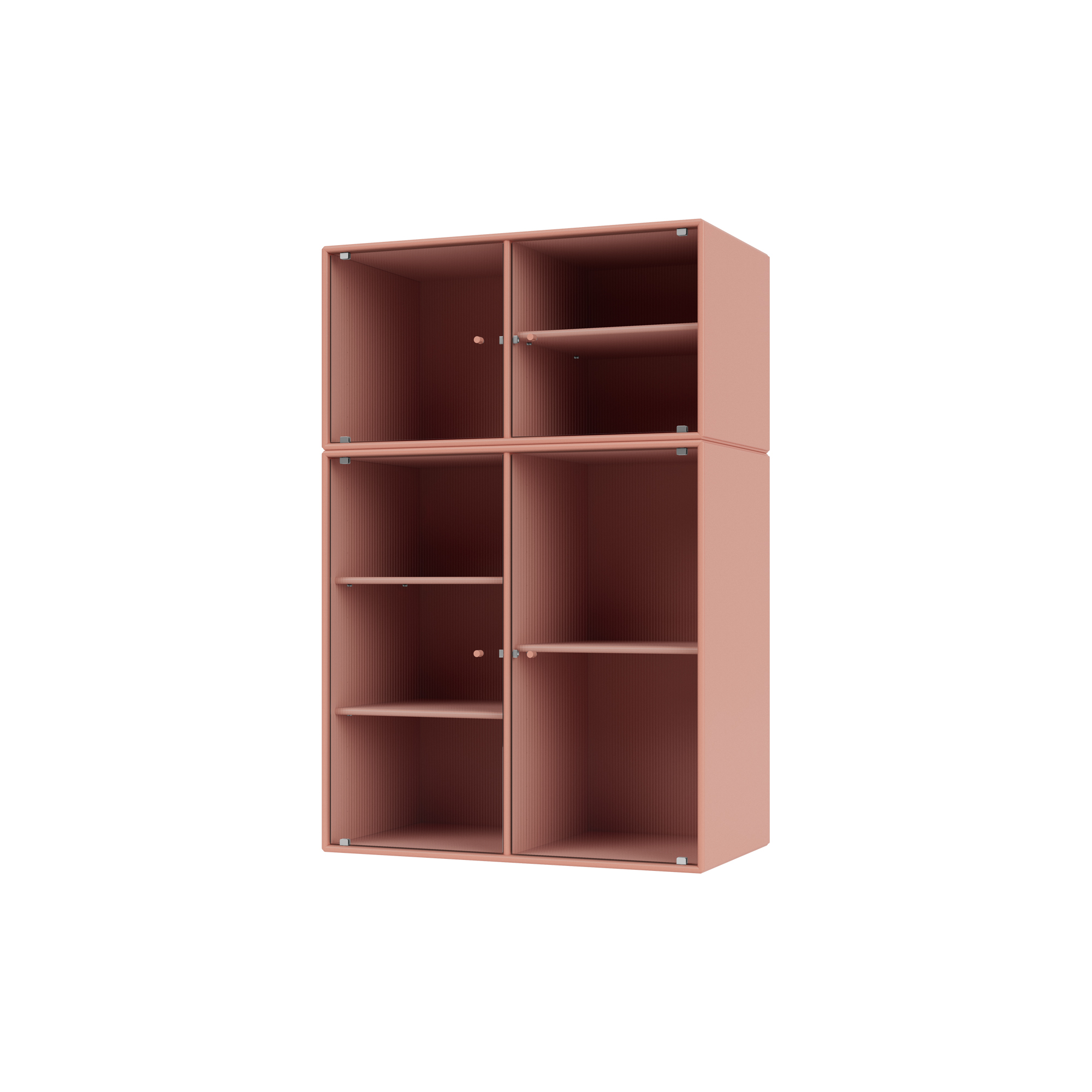 Montana Furniture - RIPPLE III vitrineskab, 151 rhubarb