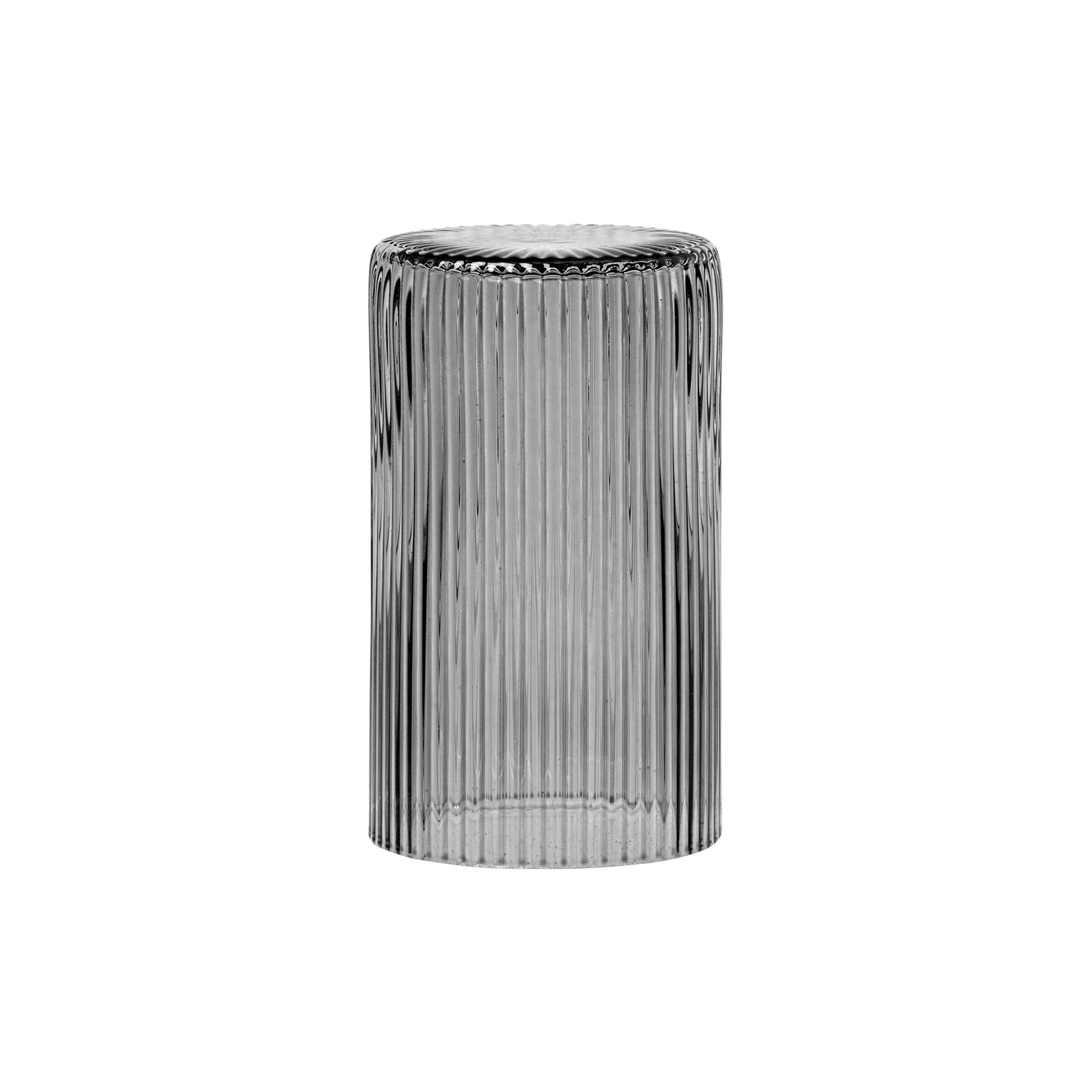 ferm LIVING - Ripple Lid, smoked grey