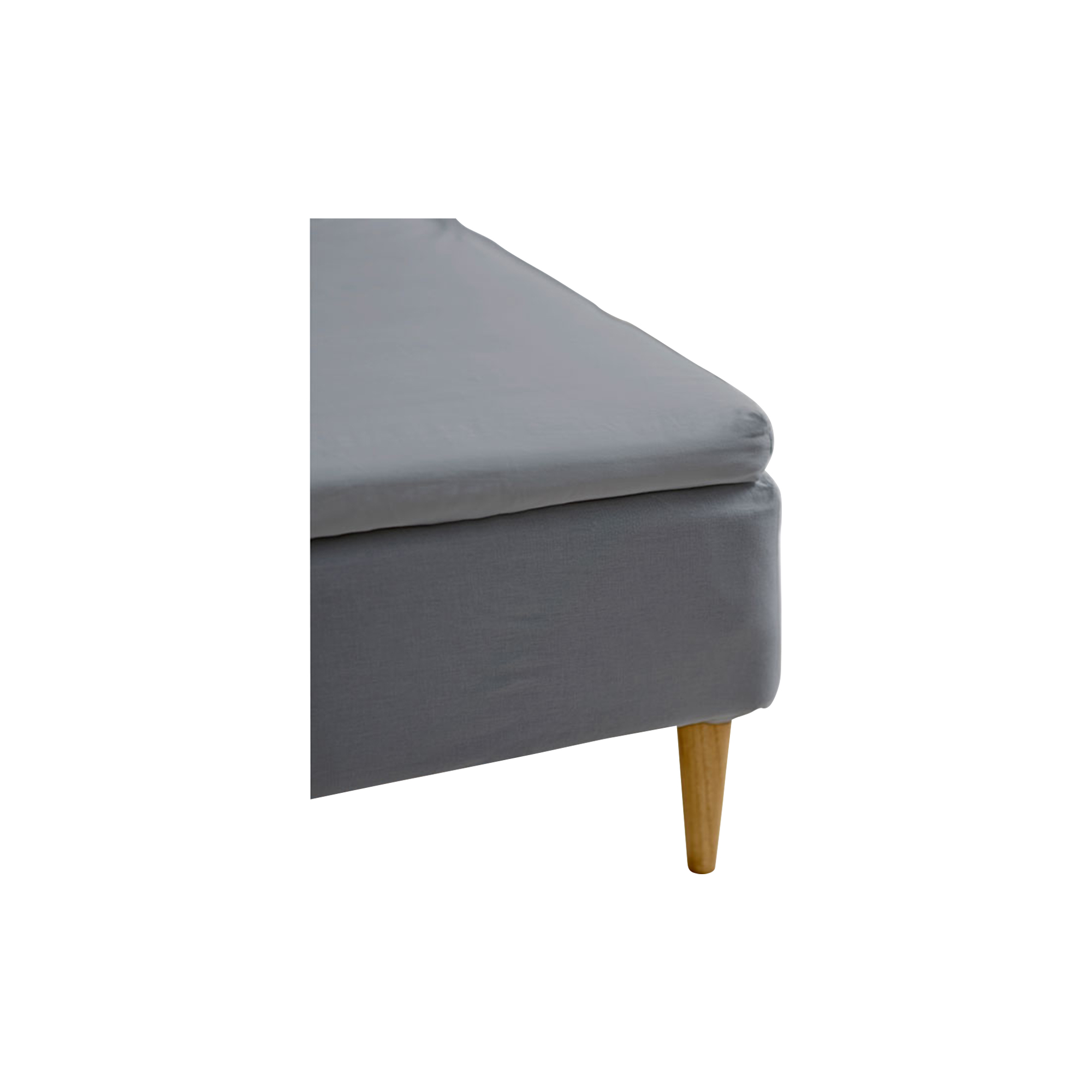 Södahl - Calm kuvertlagen, stone grey - 140x200x8 cm