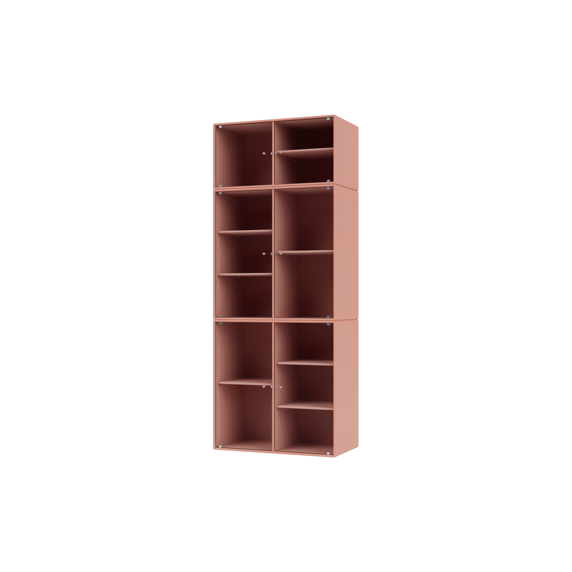 Montana Furniture - RIPPLE IV vitrineskab, 151 rhubarb