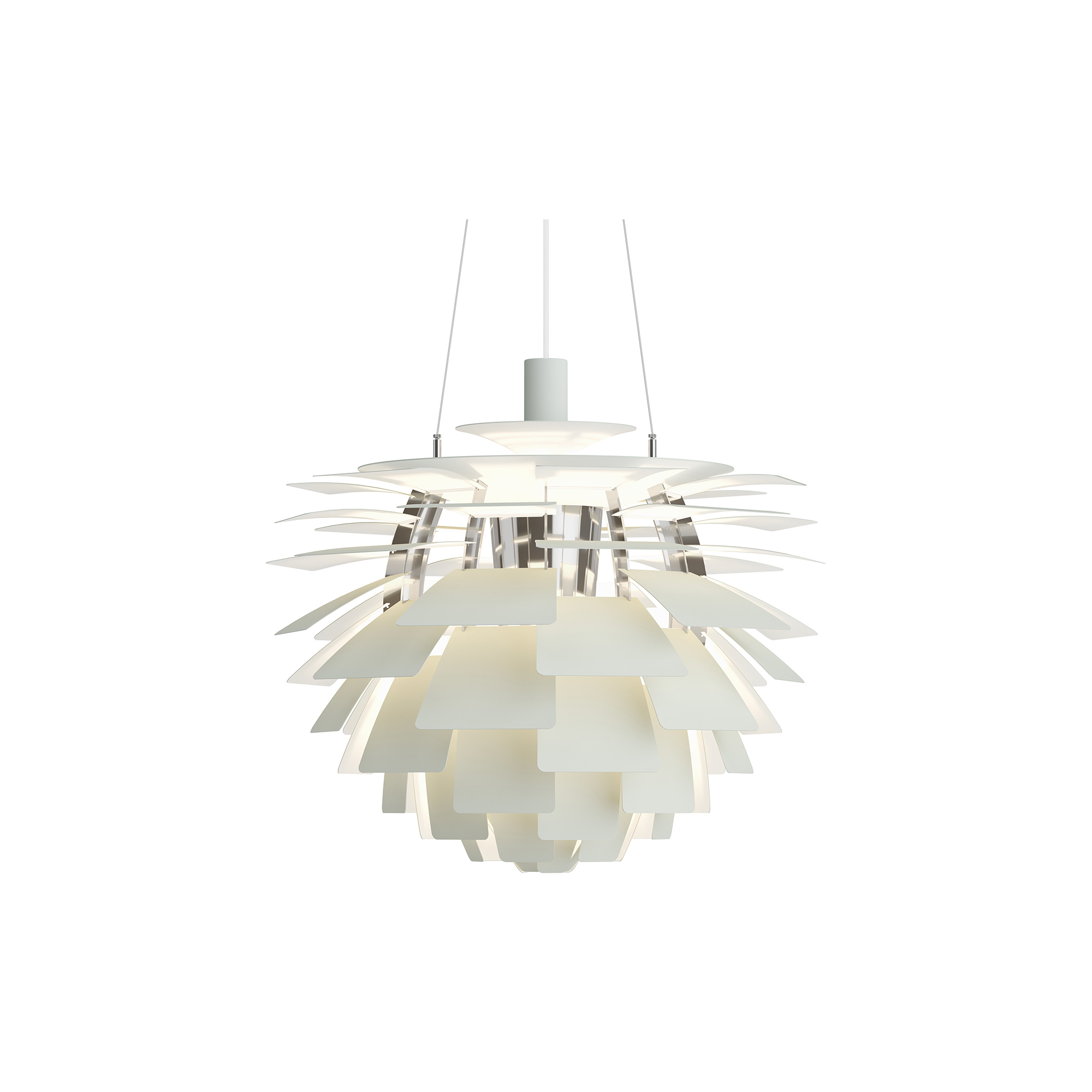 Louis Poulsen - PH Artichoke, dusty green/high lustre chrome plated