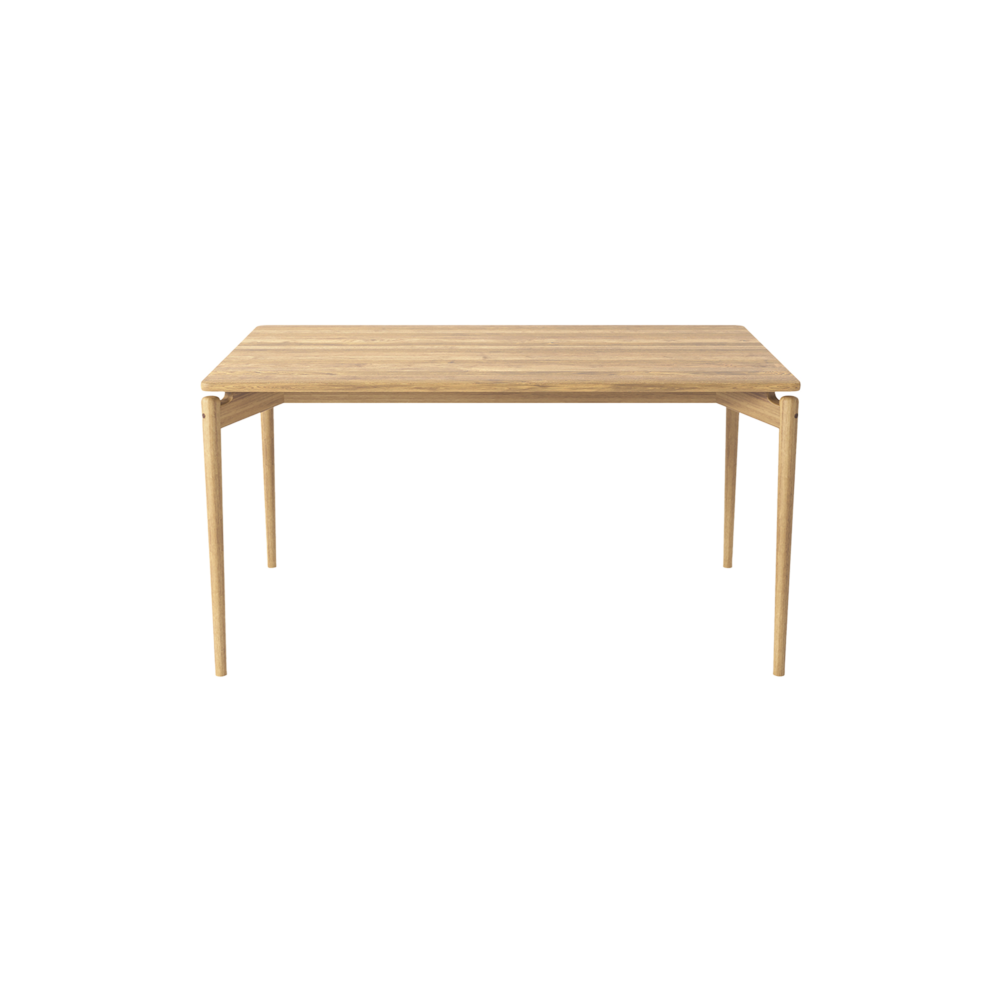 Bruunmunch Furniture - PURE spisebord L140, hvidolieret eg