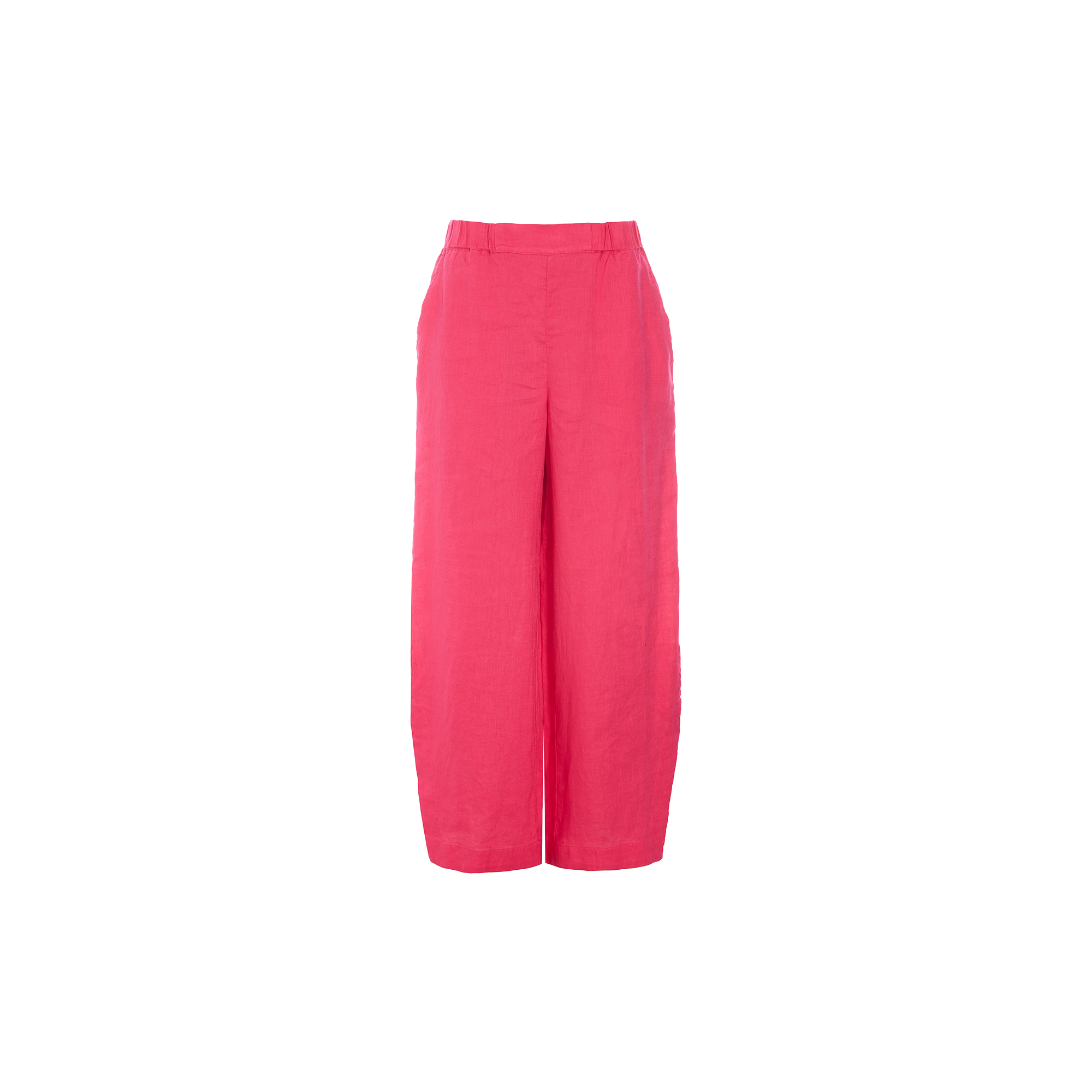 BITTE KAI RAND - Airy linen elastik bukser, rhododendron - Str. XS