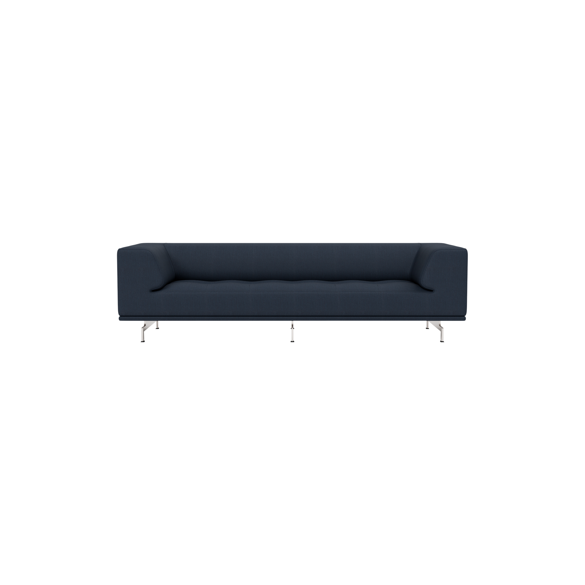 Fredericia Furniture - 4511 Delphi sofa, Steelcut Trio 796/aluminium - H: 66 x L: 240 x D: 85 cm.