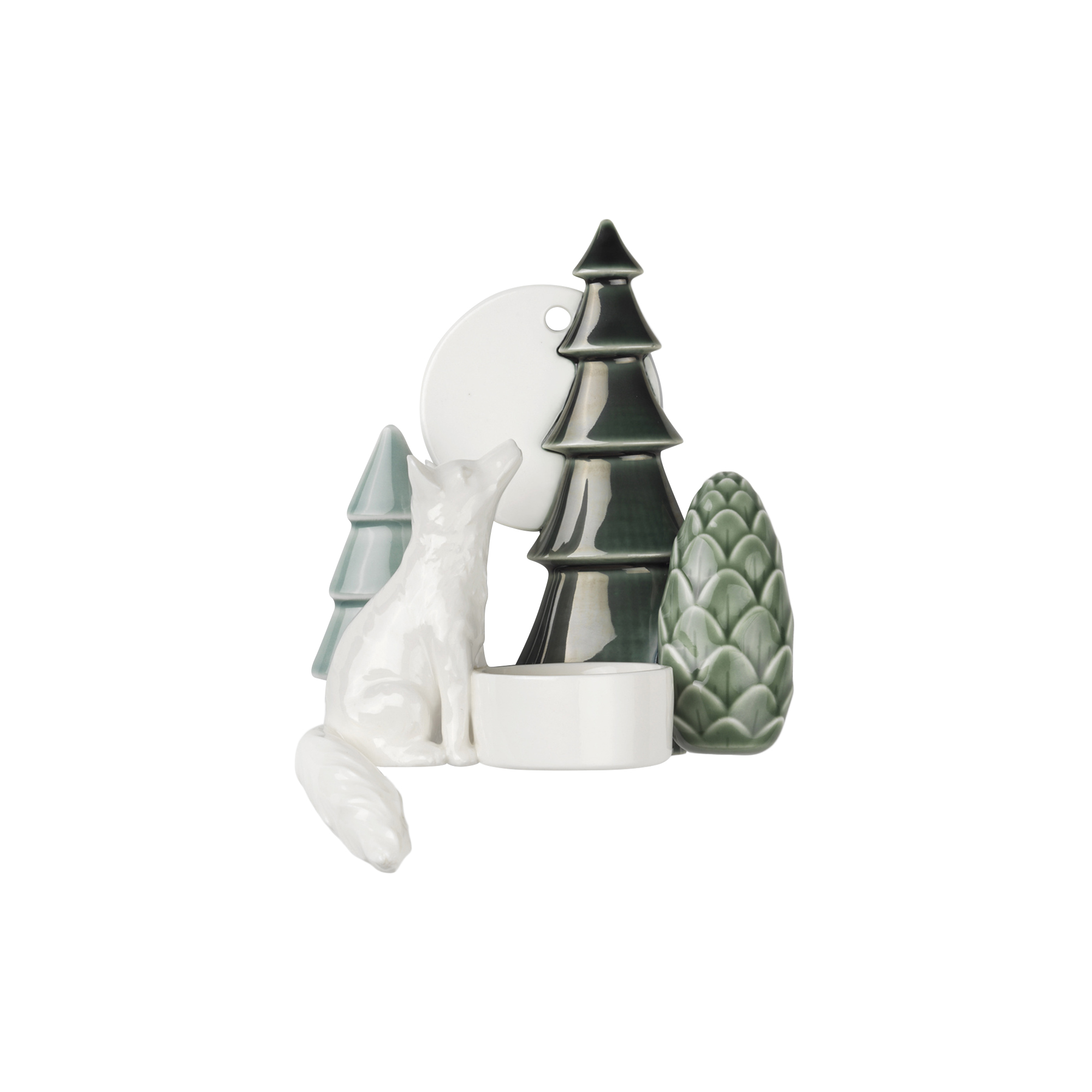 Dottir Nordic Design - Winter Stories, fox wall votive
