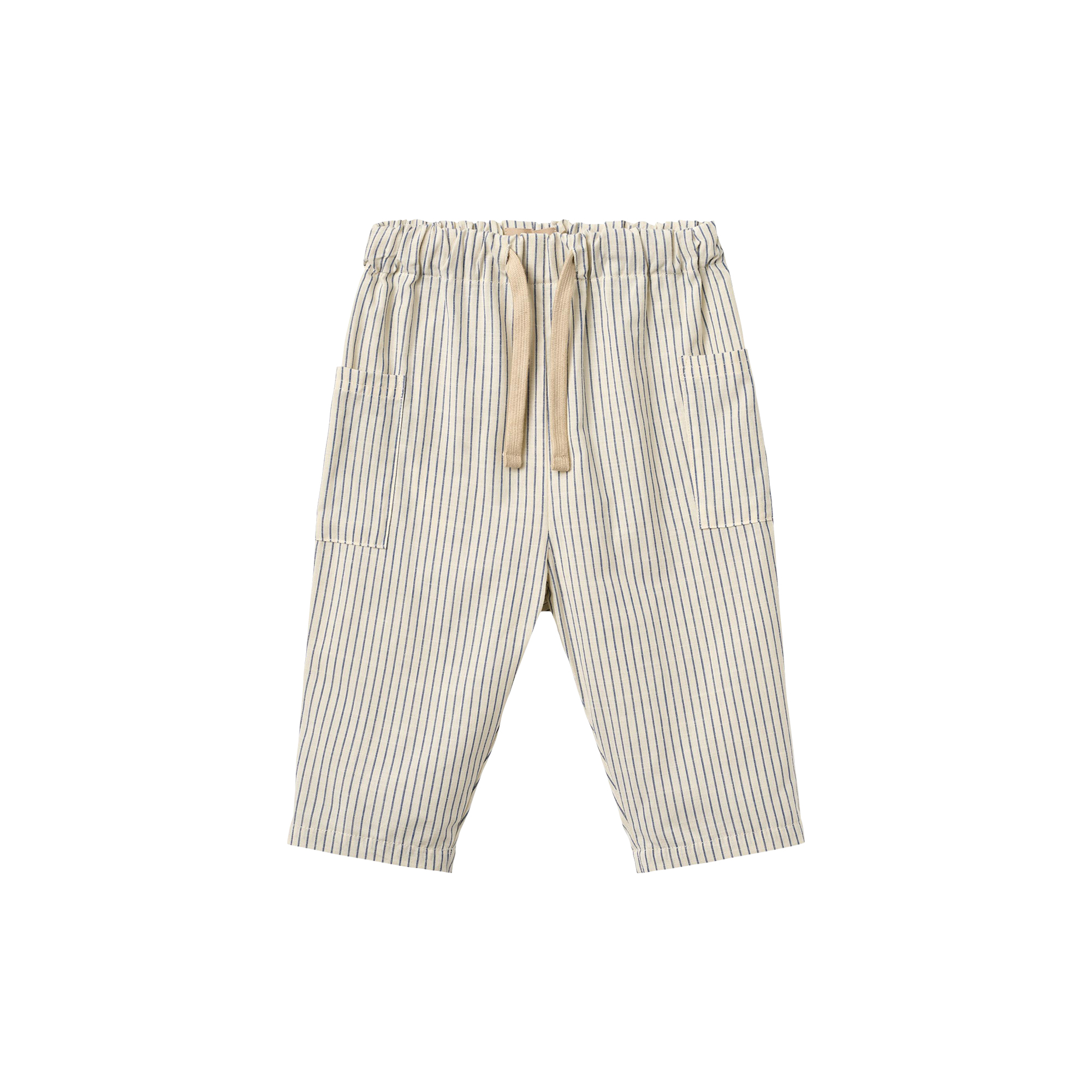 Wheat - Trousers Arne, dark blue stripe - Str. 2Y-92